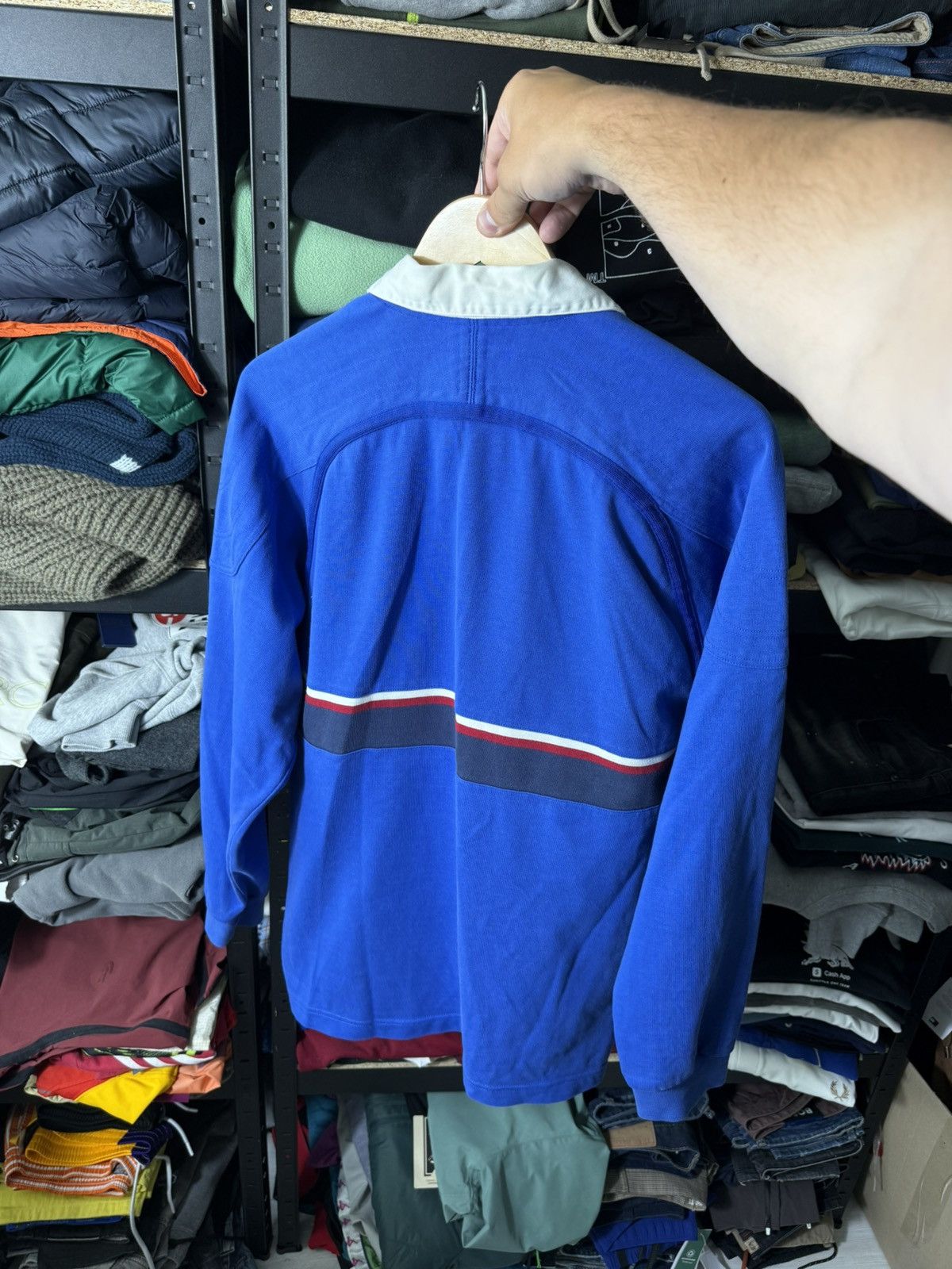 Nike Vintage 90s Nike France Rugby Union Rugby Jersey Long Sleeve Size US M / EU 48-50 / 2 - 8 Thumbnail