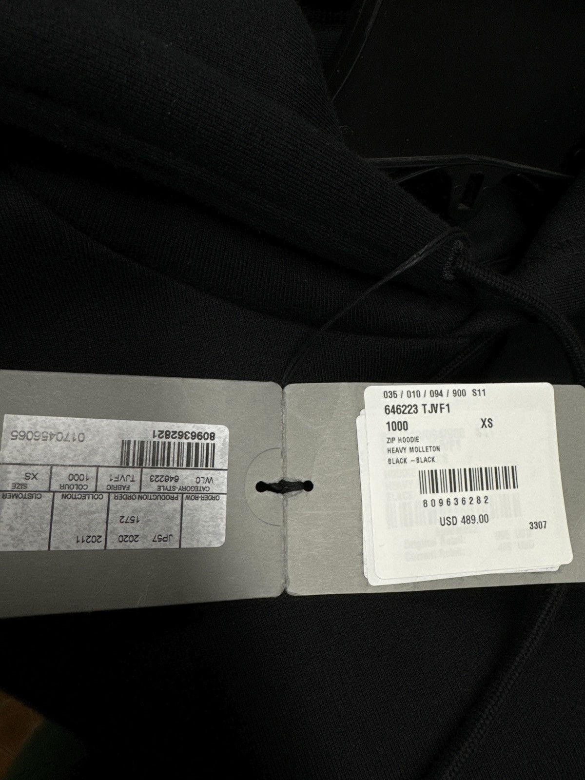 Balenciaga Balenciaga Zip Hoodie Heavy Side Zipper Size US XS / EU 42 / 0 - 5 Thumbnail