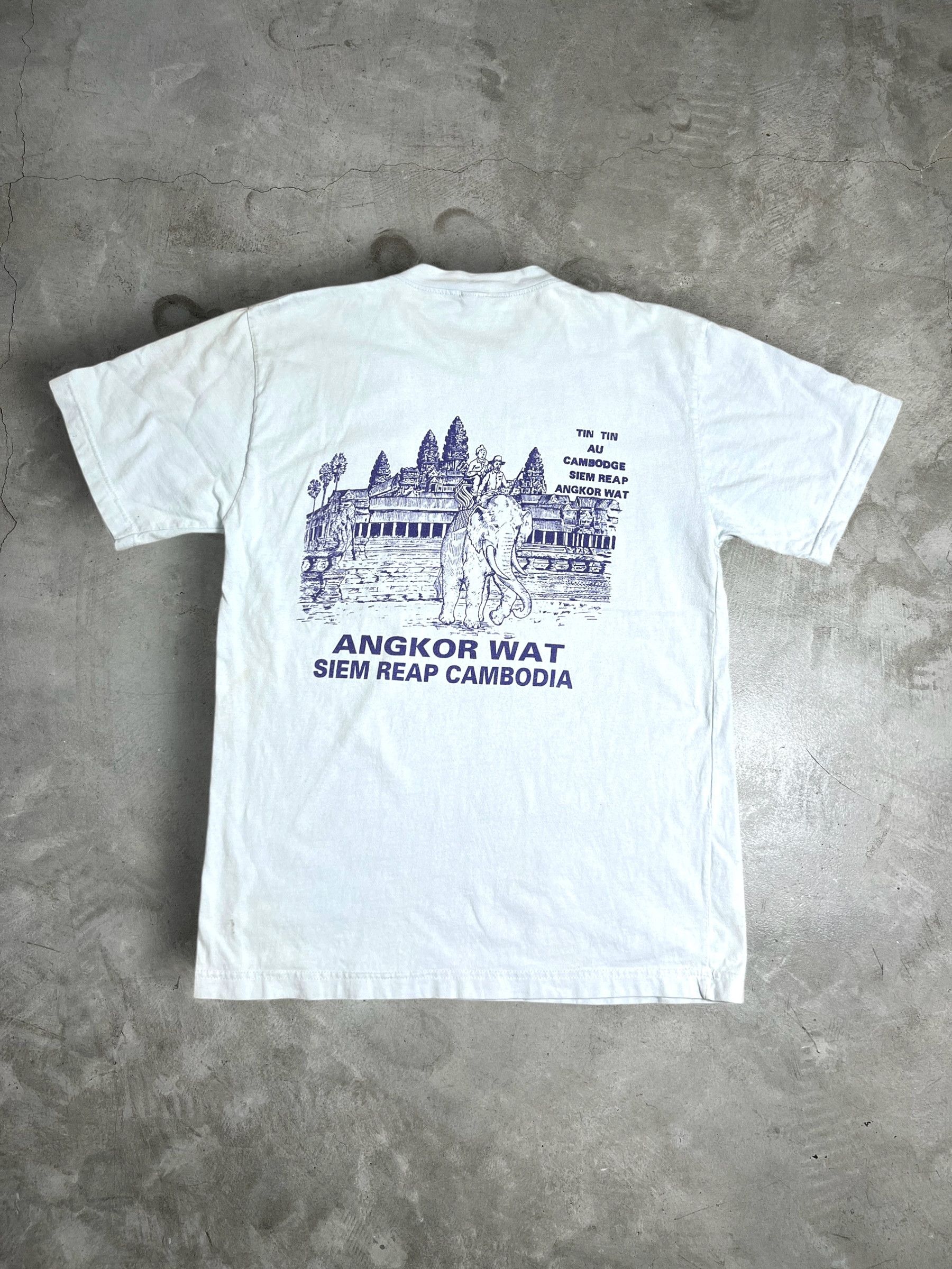 Cartoon Network × Vintage Vintage Tin Tin in Cambodia Graphic Tee (L) GTME553 Size US L / EU 52-54 / 3 - 1 Thumbnail