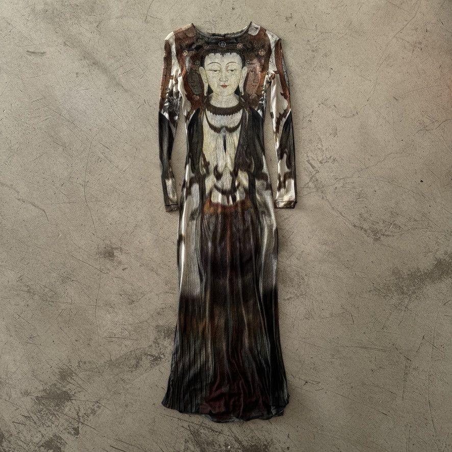 vivienne tam 1997 kuan yuan buddha mesh dress