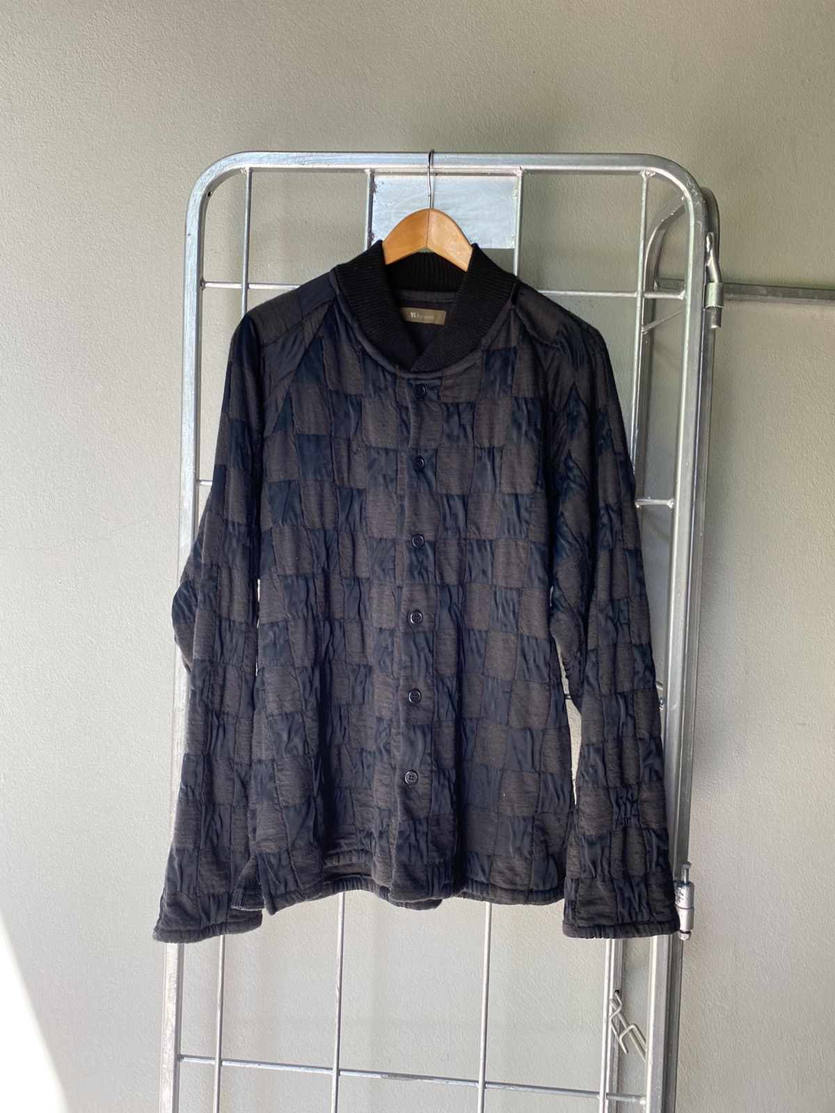 Y's for Men Y's for men Black and Brown Checkered Jacket Size US M / EU 48-50 / 2 - 1 Thumbnail