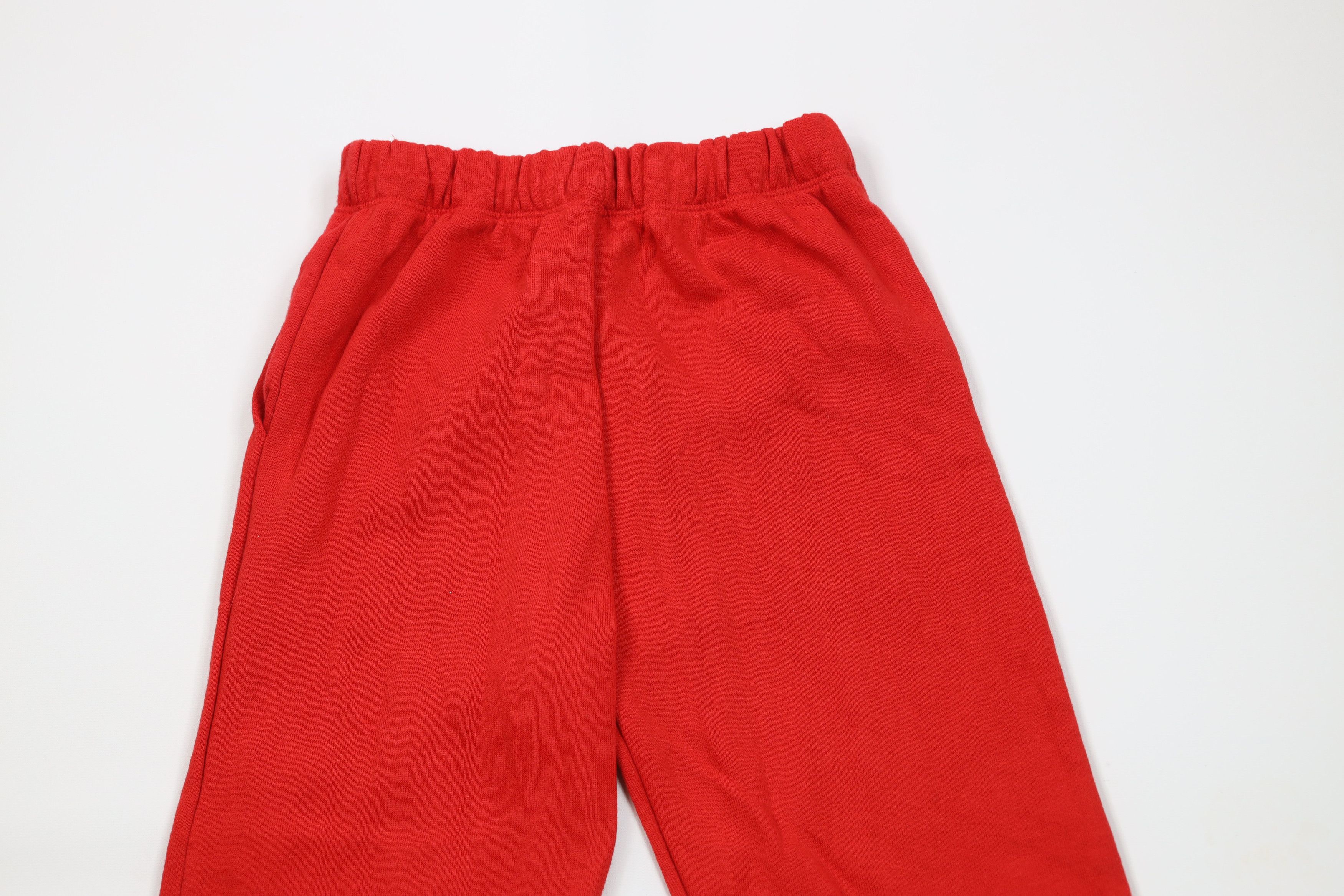 Vintage Vintage 90s Streetwear Sweatpants Joggers Pants Red USA Size US 32 / EU 48 - 11 Thumbnail