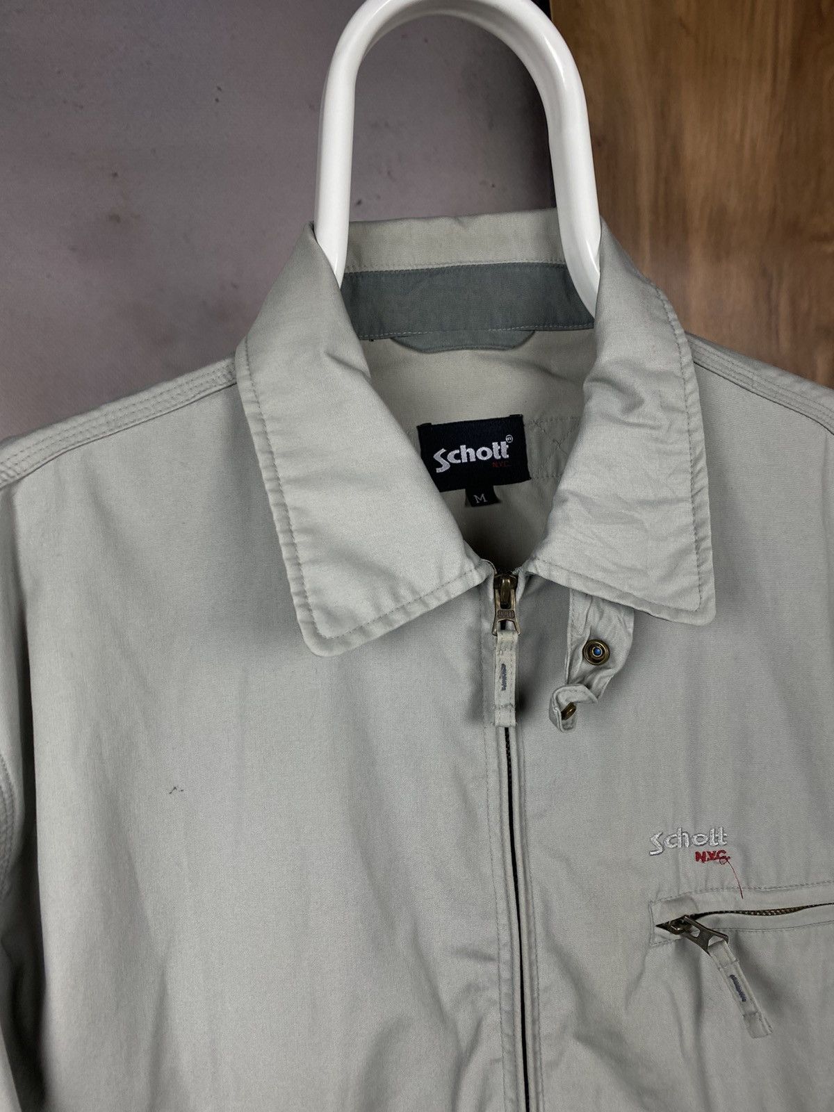 Schott 🍇Vintage 90s Jacket Schott NYC Bros Work Jacket VTG🍇 Size US M / EU 48-50 / 2 - 2 Thumbnail