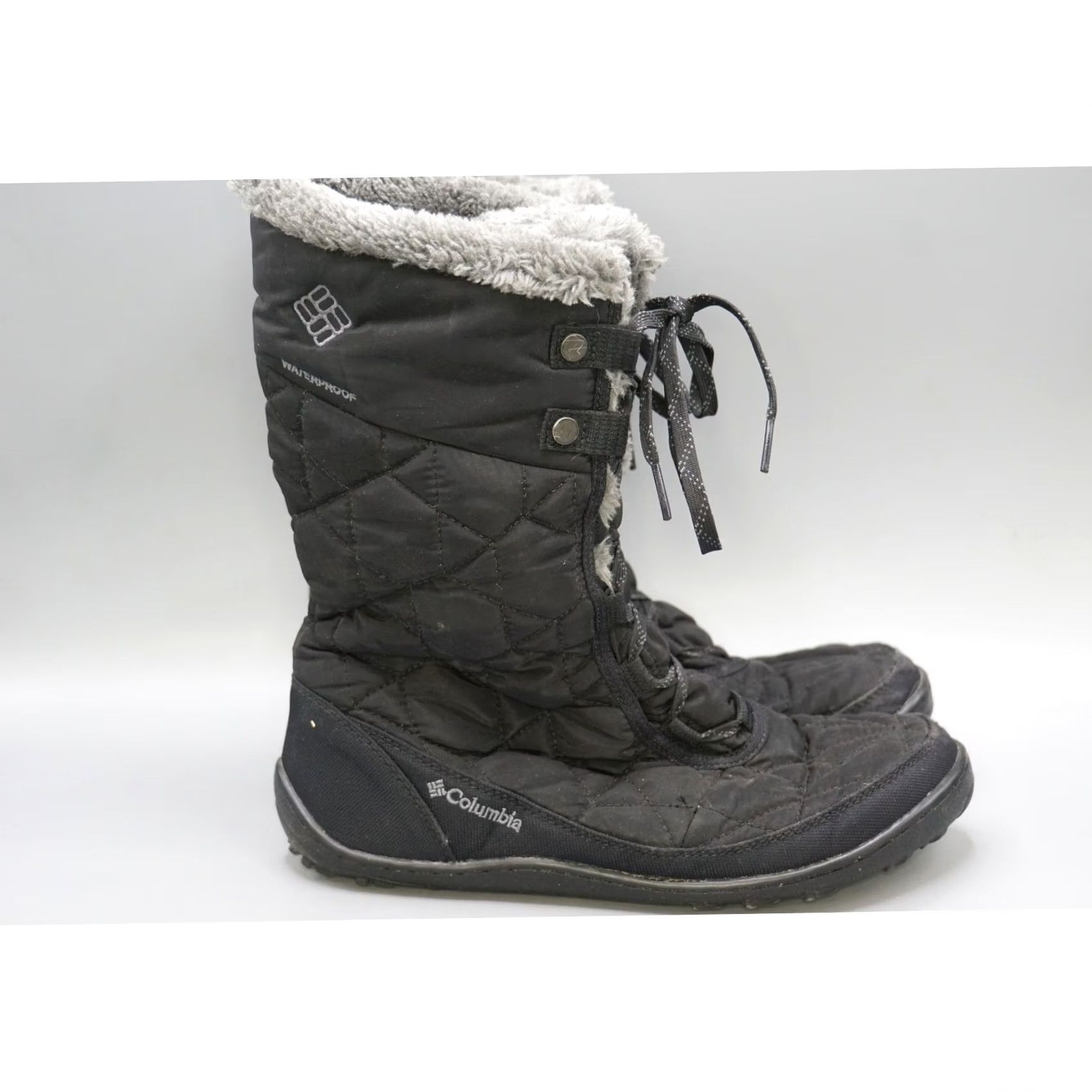 Vintage Columbia Minx Mid II Omni-Heat Waterproof Winter Boots Black Womens 9 Size US 10 / IT 40 - 3 Thumbnail