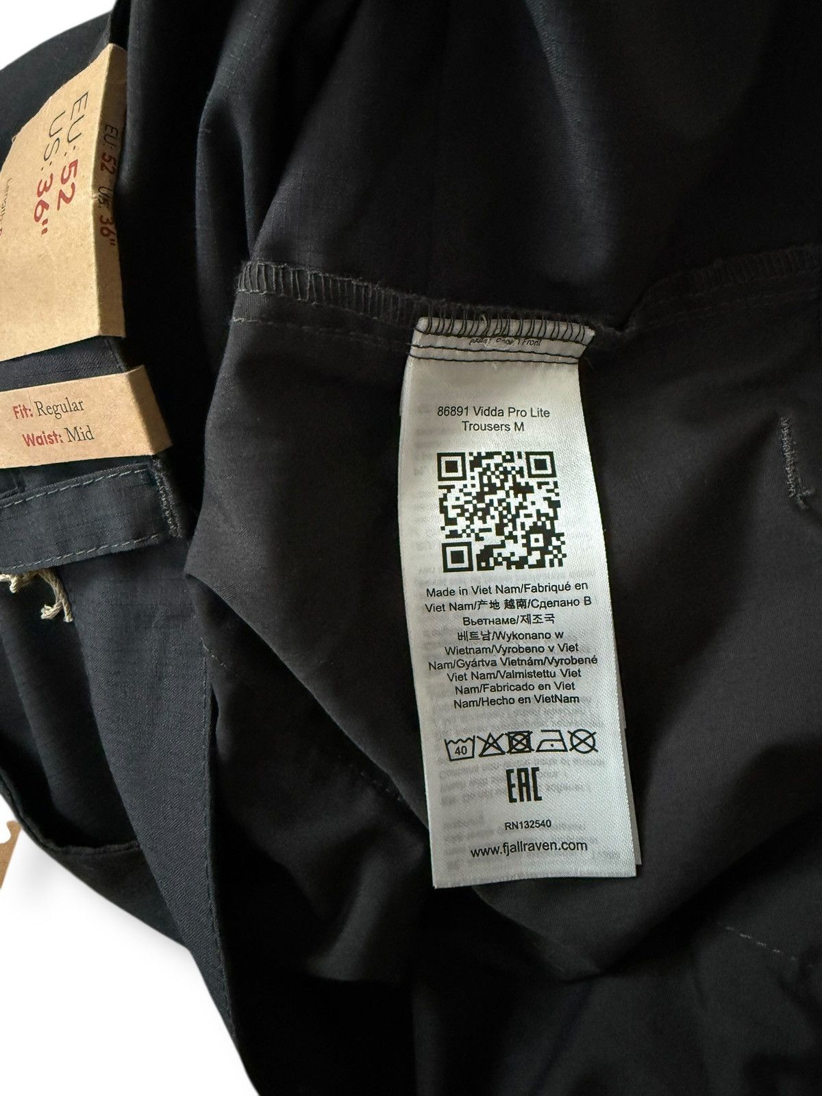 Fjallraven Fjallraven Vidda Pro Lite Trousers Pants Size US 36 / EU 52 - 10 Thumbnail