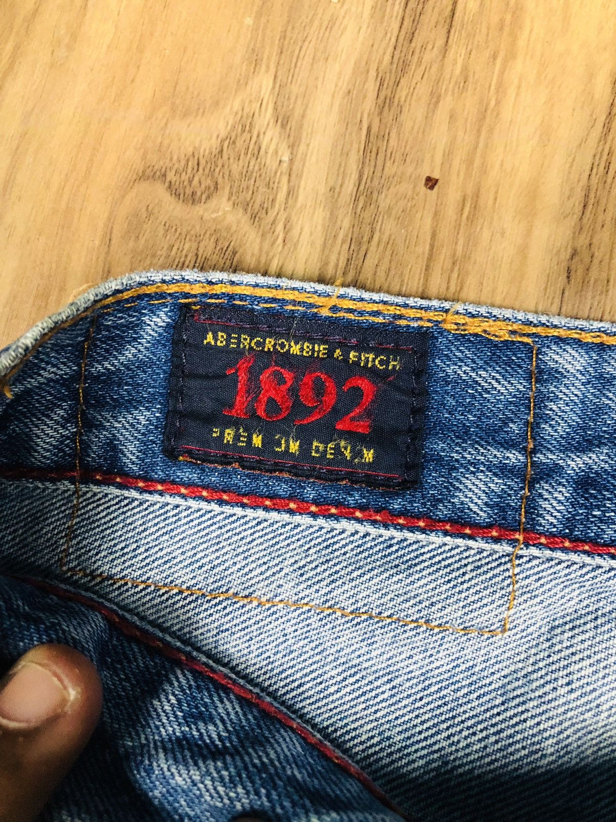 Abercrombie & Fitch Abercrombie & Fitch Premium Denim Jeans (35) Size US 32 / EU 48 - 14 Thumbnail