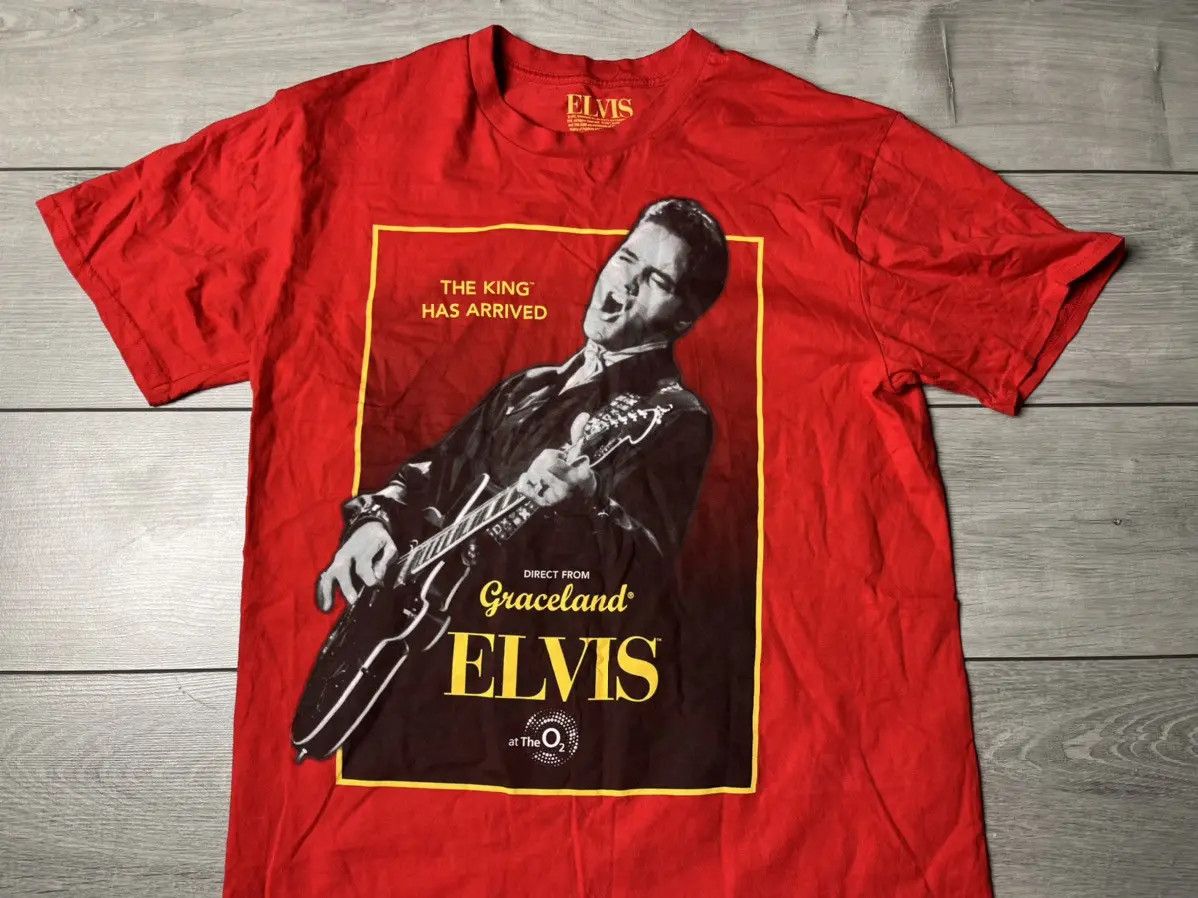 Band Tees Elvis T-shirt the king the arrived band tee size Large Size US L / EU 52-54 / 3 - 3 Thumbnail