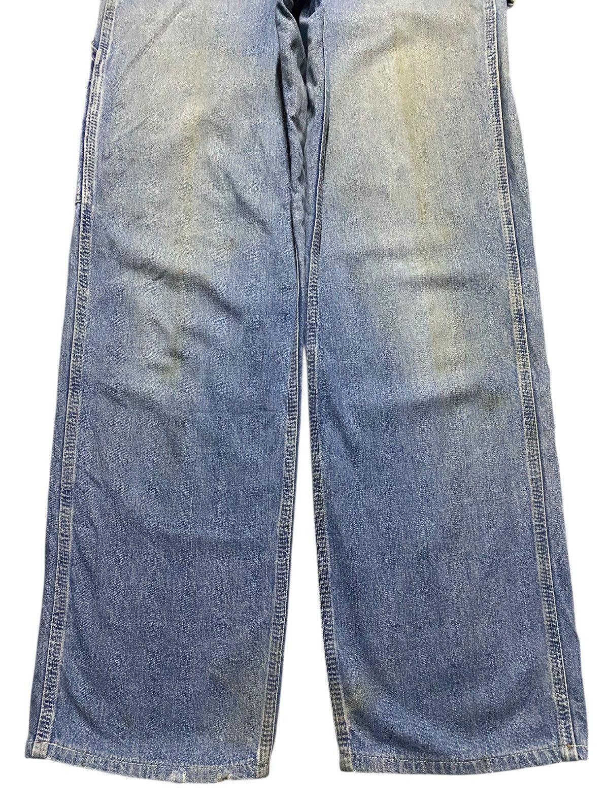 Levi's Vintage Clothing Vintage Levis Japan Big E White Tab Carpenter Baggy Jeans Size US 27 - 5 Thumbnail