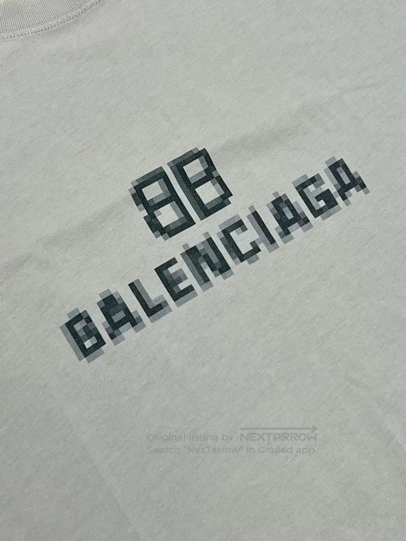 Balenciaga Balenciaga Gray Distressed Short Sleeve Tee. Size US XS / EU 42 / 0 - 2 Thumbnail