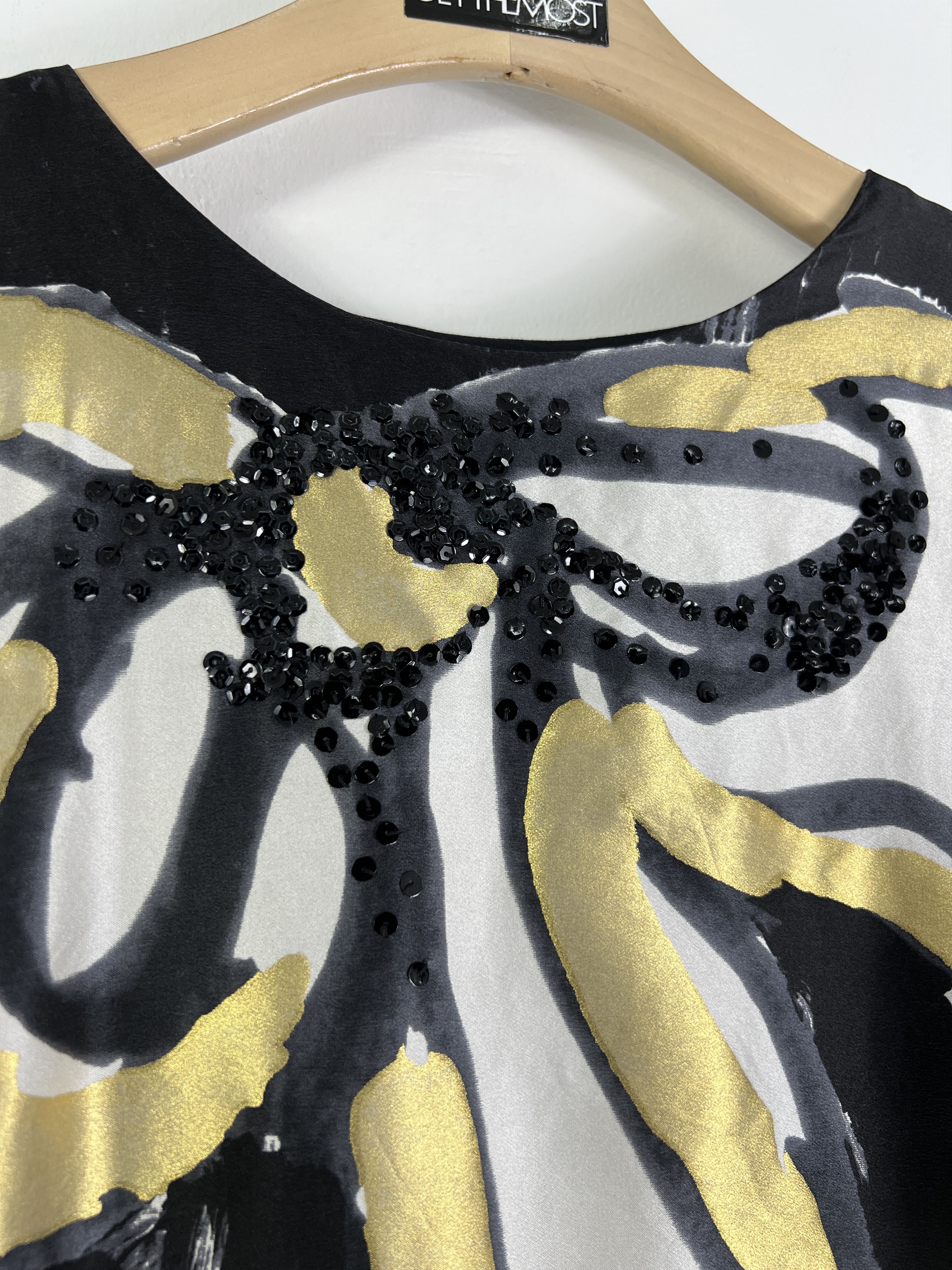 Tsumori Chisato TSUMORI CHISATO Art Printed Silk Dress (2) GTMP365 Size XS / US 0-2 / IT 36-38 - 2 Thumbnail