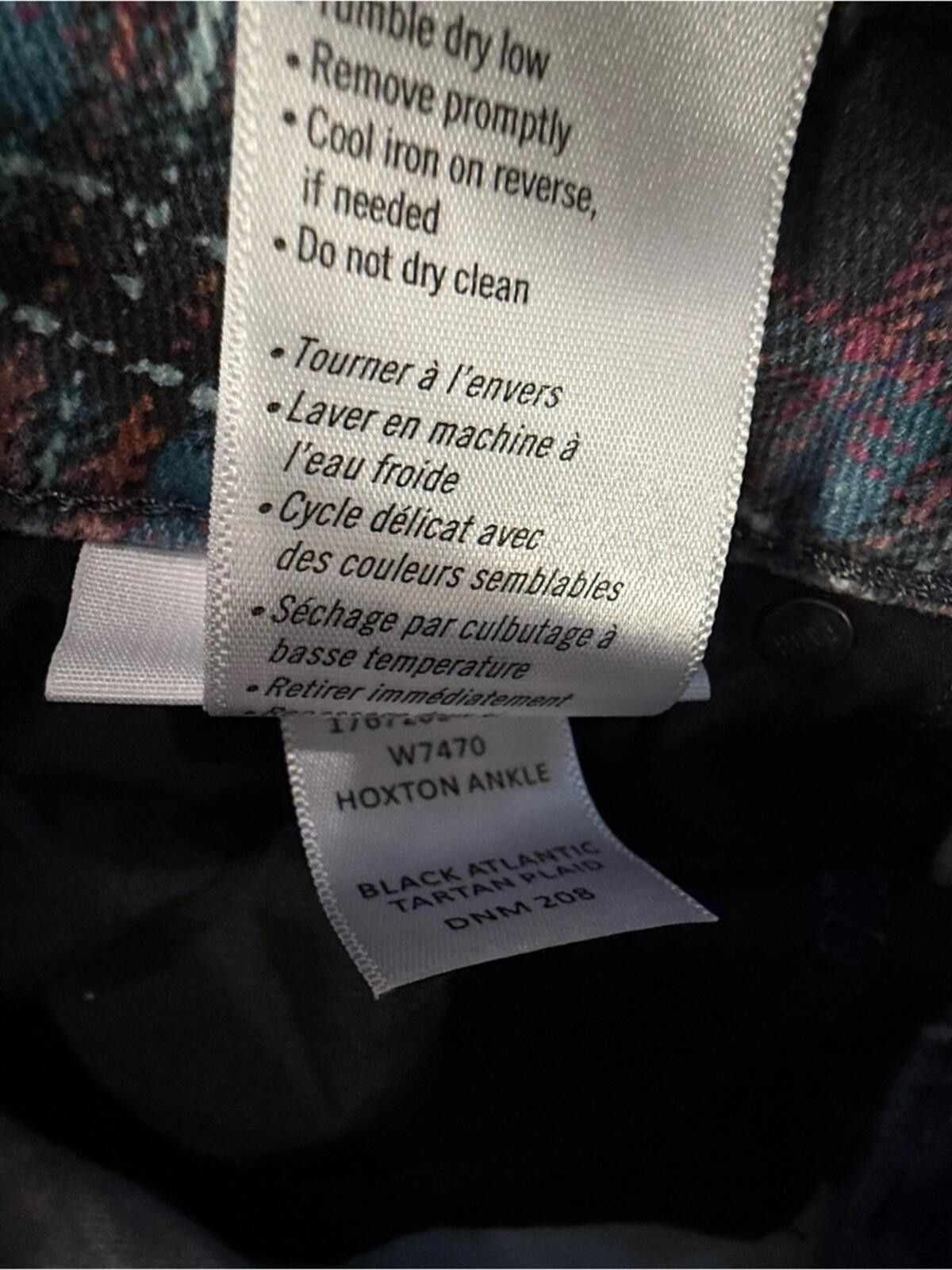 Paige Paige Hoxton Ankle retro plaid jeans retro SZ 27” waist Size 27" / US 4 / IT 40 - 8 Thumbnail