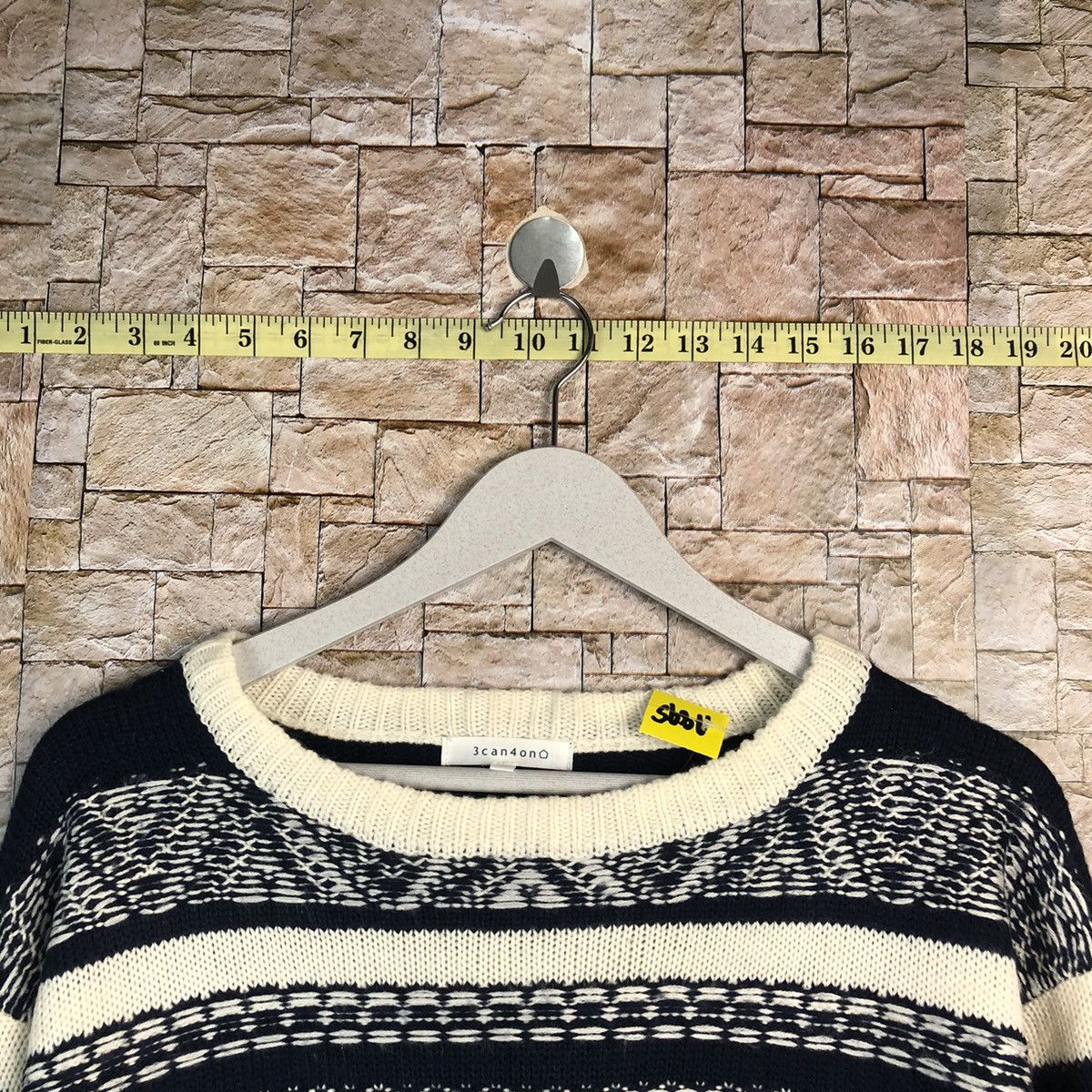 Homespun Knitwear 3 Can 4 Ono Dark Blue stripe Knitwear #A895 Size S / US 4 / IT 40 - 4 Thumbnail