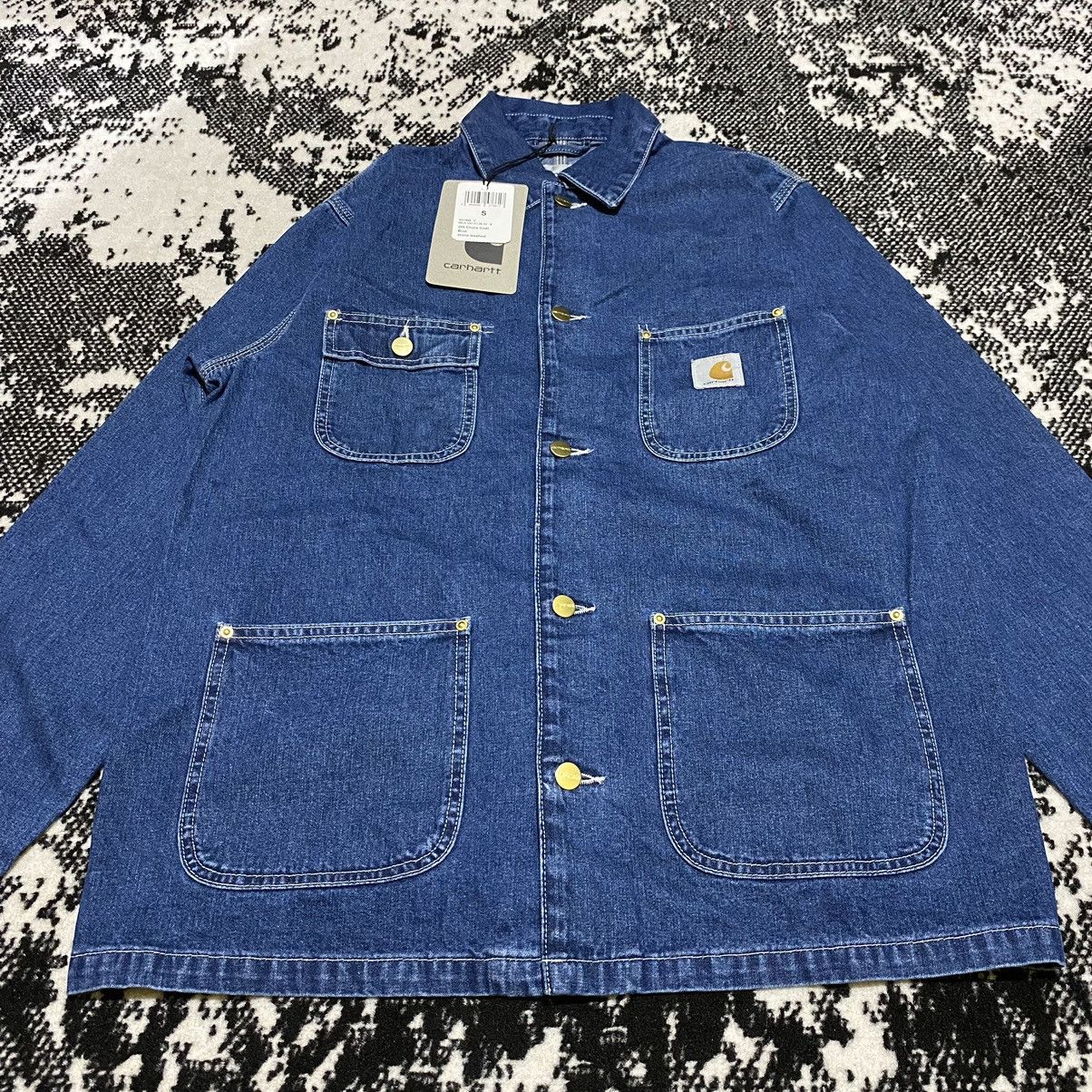 Carhartt × Carhartt Wip CARHARTT WIP OG CHORE COAT BLUE STONE WASHED Size US S / EU 44-46 / 1 - 3 Thumbnail