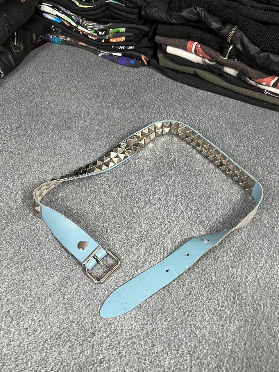 Japanese Brand Vintage Pyramid Studded Punk Belt Y2K Size ONE SIZE - 5 Thumbnail