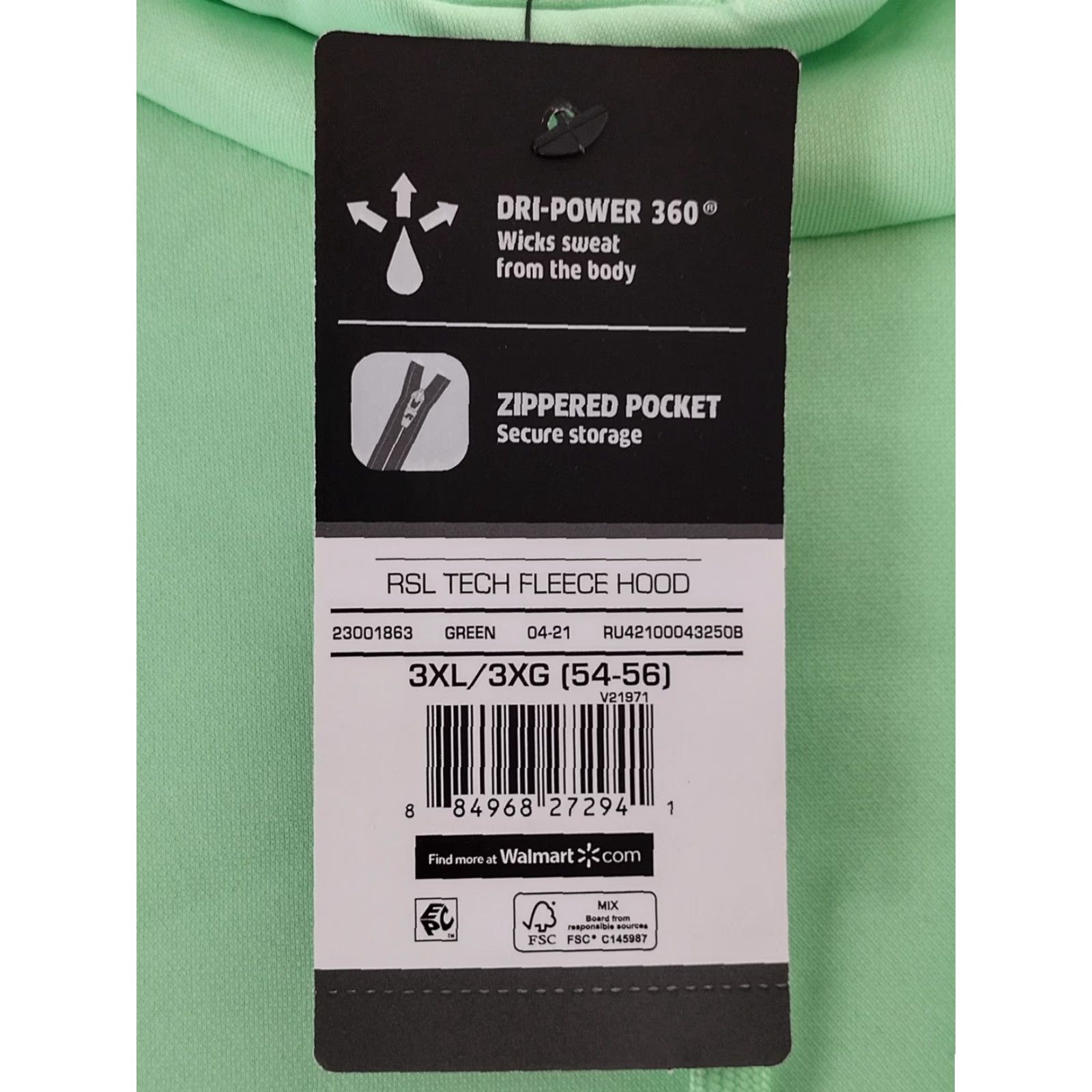 Russell Athletic RUSSELL Athletic Fleece Pullover Hoodie Sweatshirt Hoodie Green 3XL Mens Size US XXL / EU 58 / 5 - 6 Thumbnail