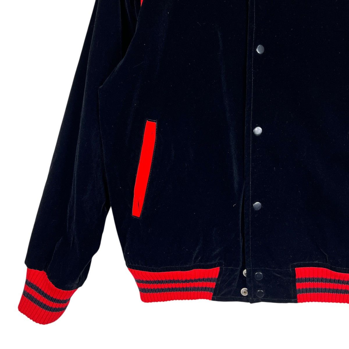 Mizuno 🔥 VINTAGE MIZUNO WORLDWIN VELVET BOMBER STADIUM JACKET Size US L / EU 52-54 / 3 - 4 Thumbnail