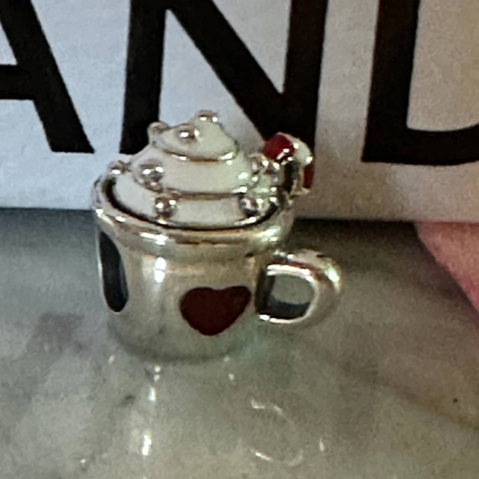 pandora Authentic Pandora Retired Warm Cocoa Charm #797523ENMX Size ONE SIZE - 2 Thumbnail