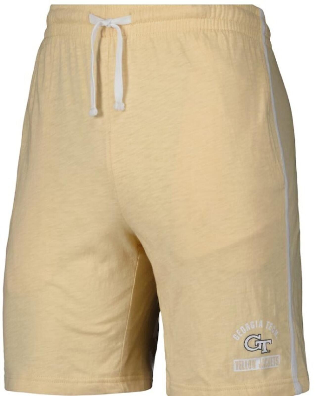 Colosseum Athletics Men's Colosseum Gold Georgia Tech Yellow Thunder Slub Shorts Size US 34 / EU 50 - 2 Thumbnail
