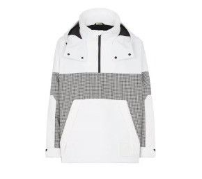 o1w1db11223 Windbreaker Jacket in White Grey