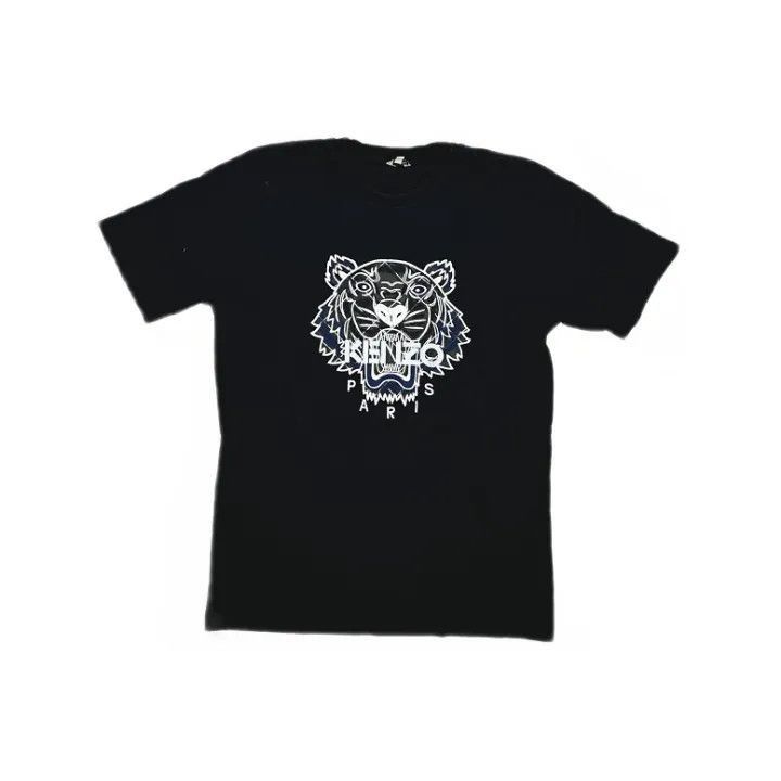 Kenzo KENZO Black Short Sleeve T-Shirt with Embroidery -2507 Size US S / EU 44-46 / 1 - 1 Thumbnail