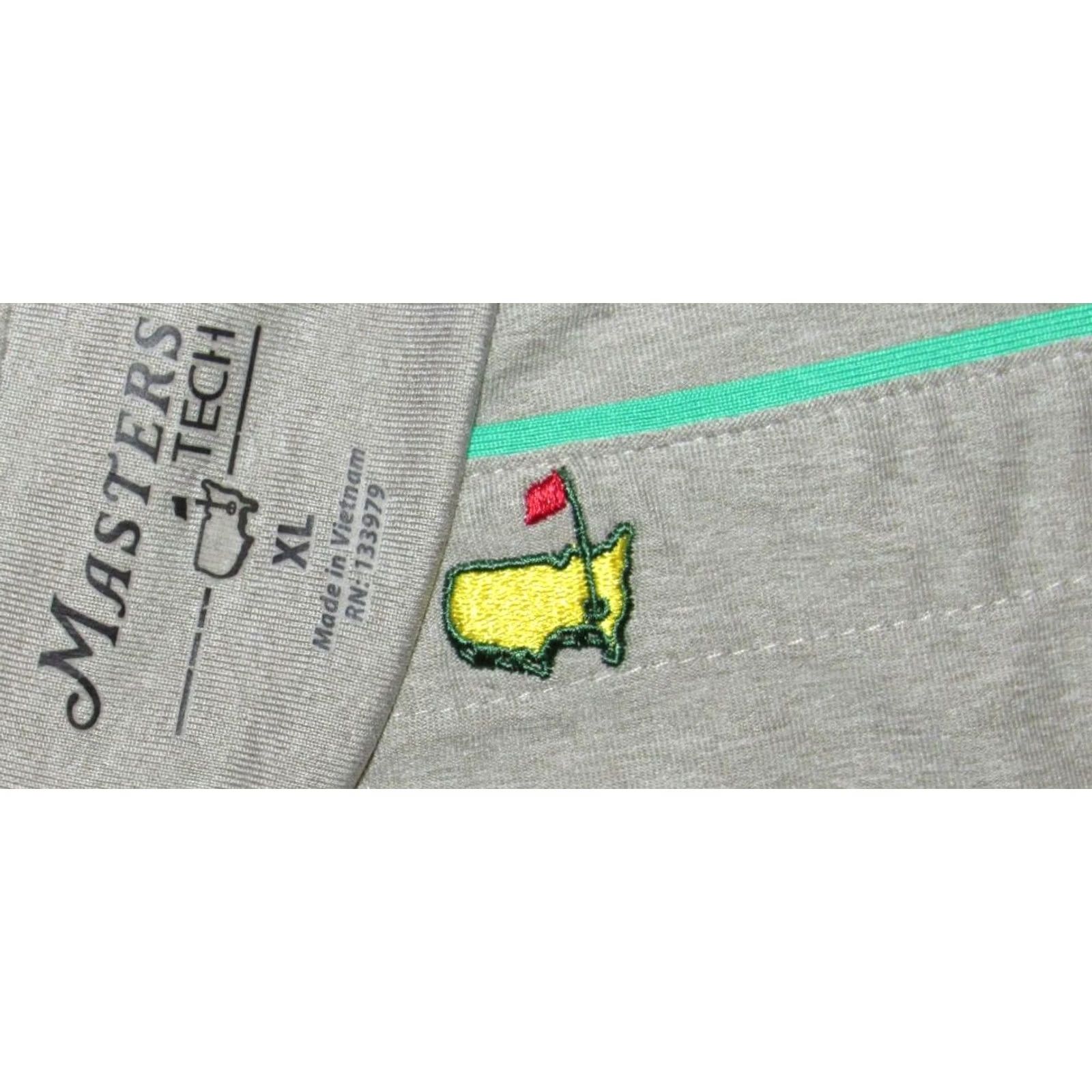 Vintage MASTERS TECH Grey Short Sleeve Performance Polo Shirt XL Mens Polo Size US XL / EU 56 / 4 - 3 Thumbnail