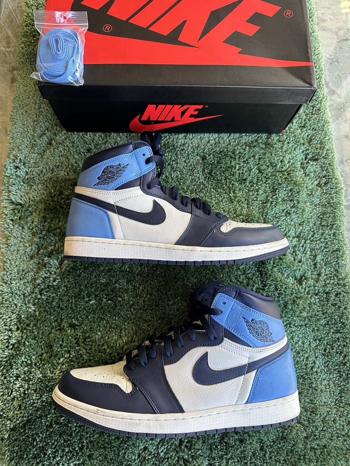 jordan 1 retro high obsidian size 7