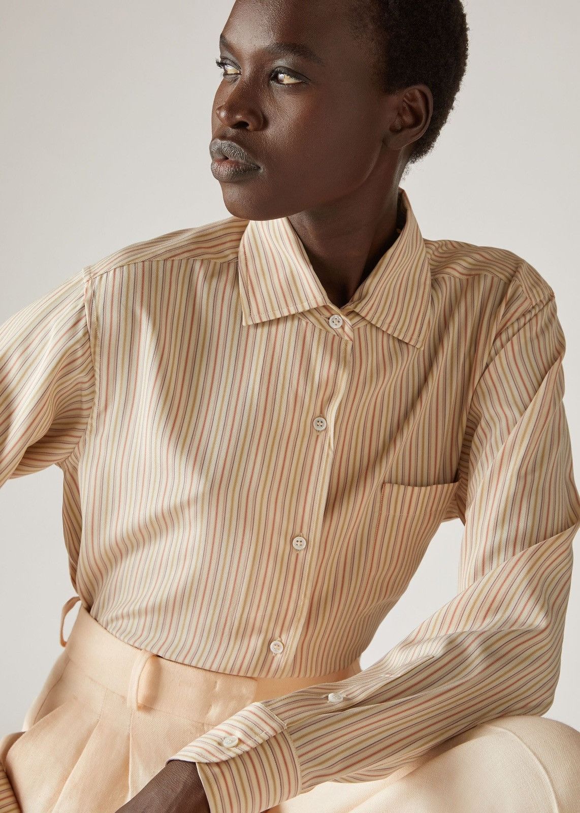 Loro Piana o1srvl11e0825 FAM9865 Neo Andrè Shirt in Multicolor Size XS / US 0-2 / IT 36-38 - 5 Thumbnail