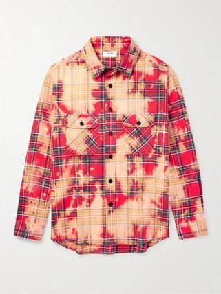 Celine Loose Shirt in Checked Cotton Size US S / EU 44-46 / 1 - 1 Thumbnail