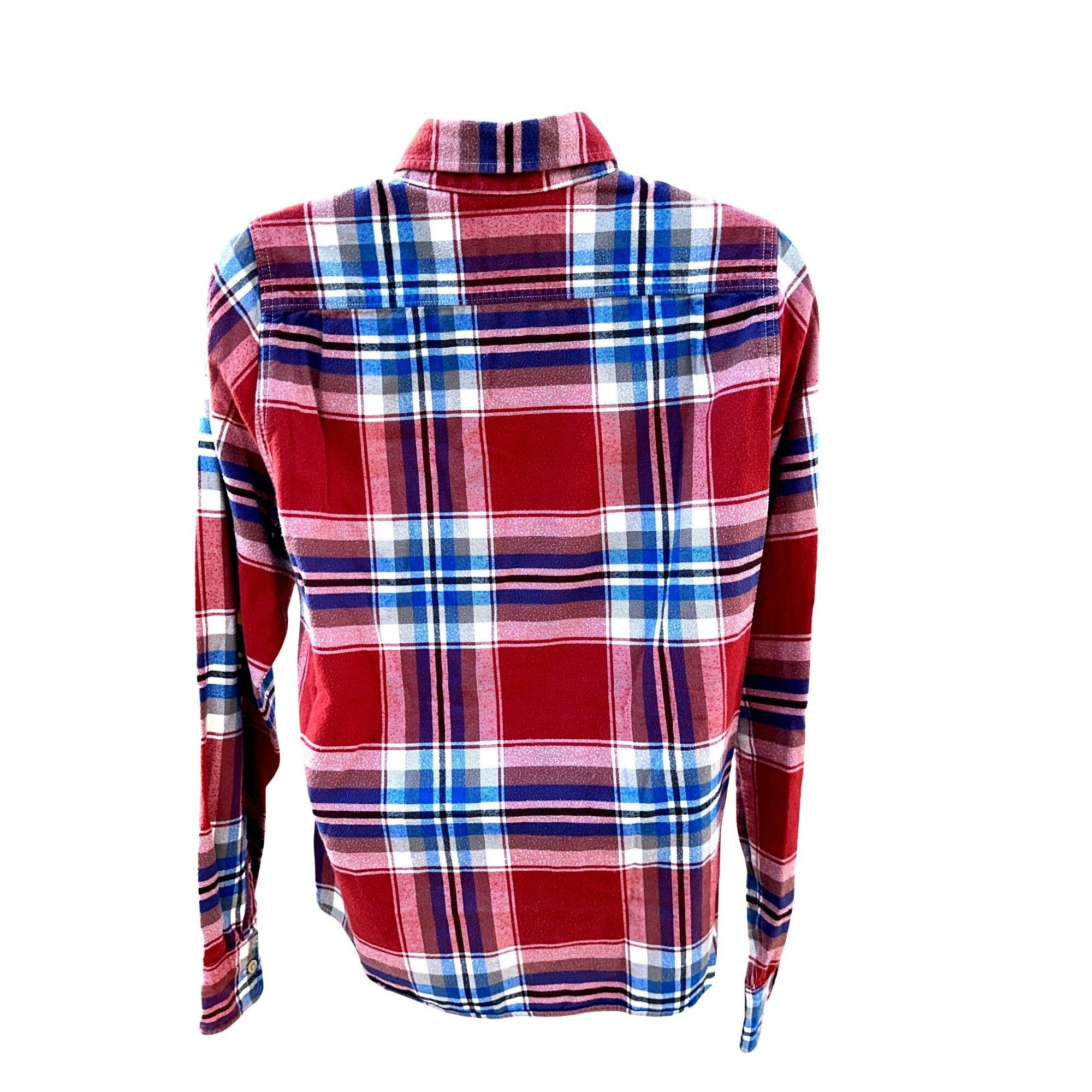 Abercrombie & Fitch Abercrombie Fitch Mens Large Red Plaid Muscle Shirt Cotton L Size US L / EU 52-54 / 3 - 5 Thumbnail