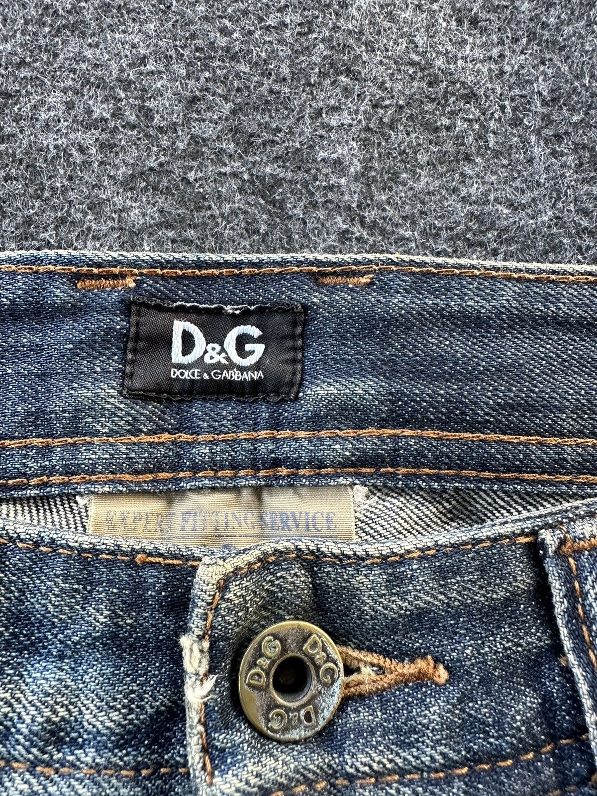 Dolce & Gabbana Vintage Dolce Gabbana Rusty Distressed Design 29x30 D147 Size US 29 - 12 Thumbnail
