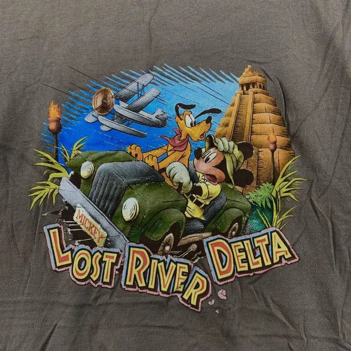 Disney Vintage DISNEY MICKEY MOUSE Lost River Delta Movie Size L / US 10 / IT 46 - 4 Thumbnail
