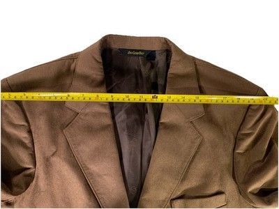 Other Vintage Size 40R Two Button Tailored Faux Suede Sport Coat B Size 40R - 7 Thumbnail