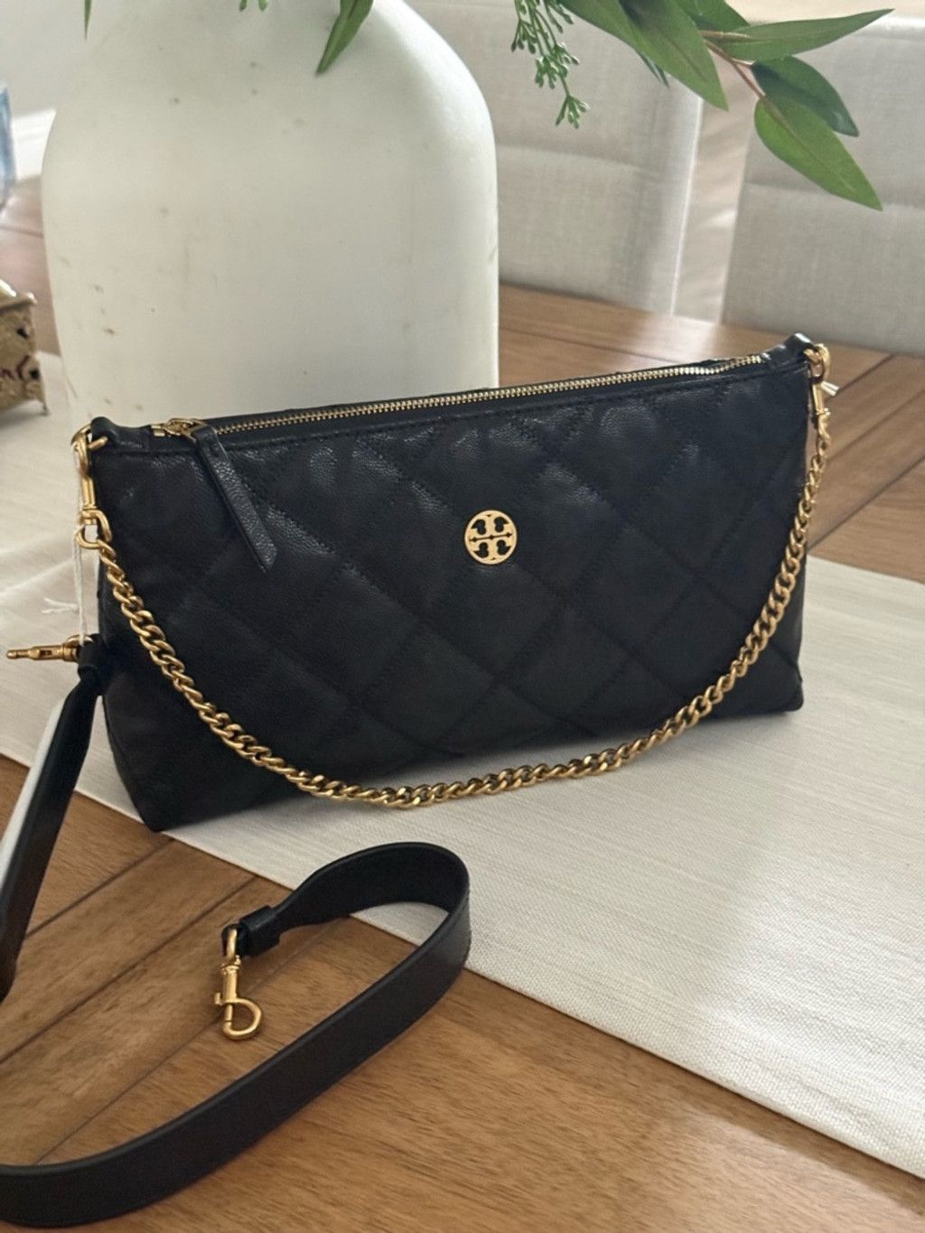 Tory Burch New tory burch WILLA ZIP SHOULDER BAG black Size ONE SIZE - 3 Thumbnail