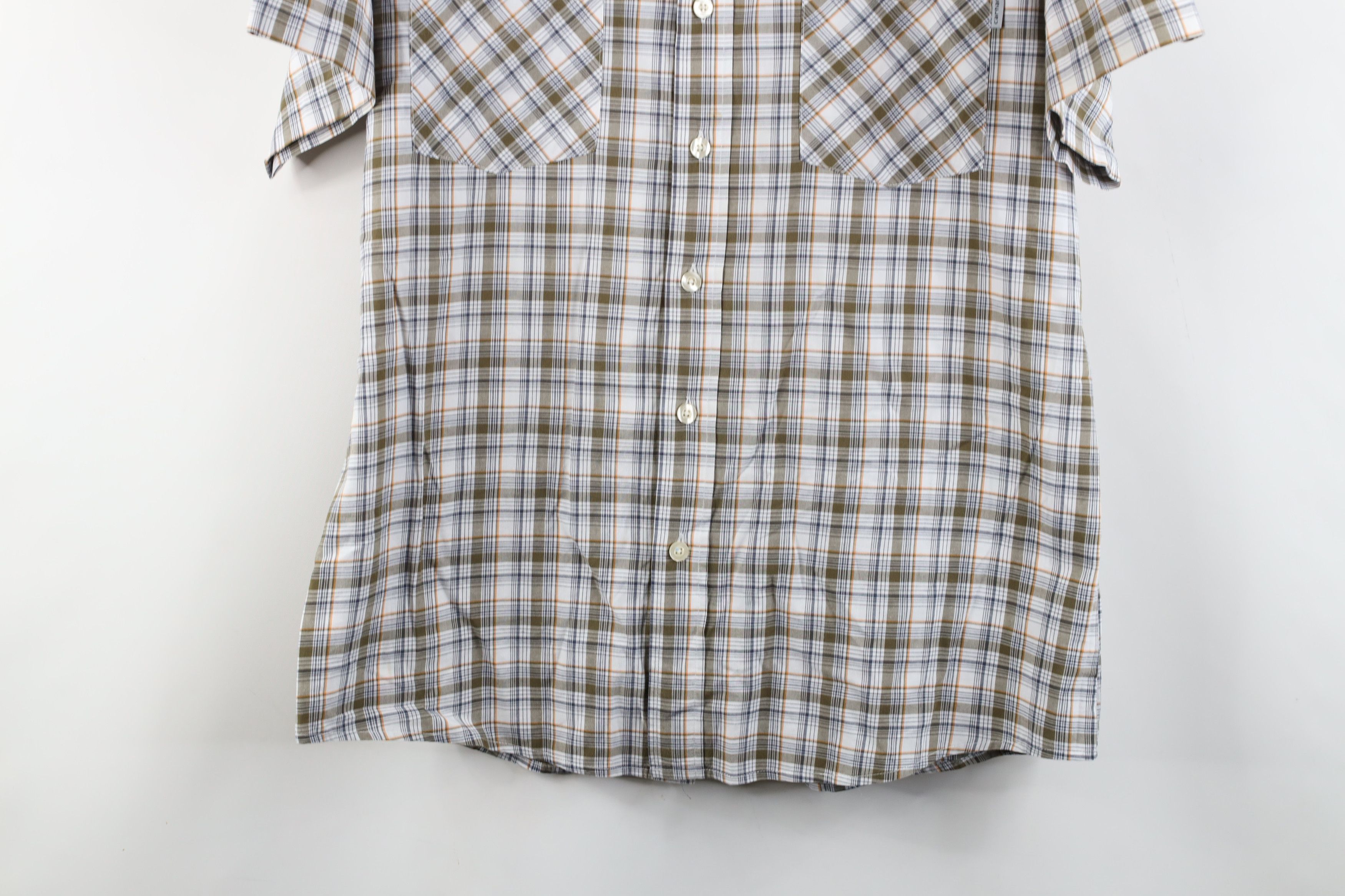 Carhartt × Vintage Vintage Carhartt Short Sleeve Collared Button Shirt Plaid Size US L / EU 52-54 / 3 - 3 Thumbnail