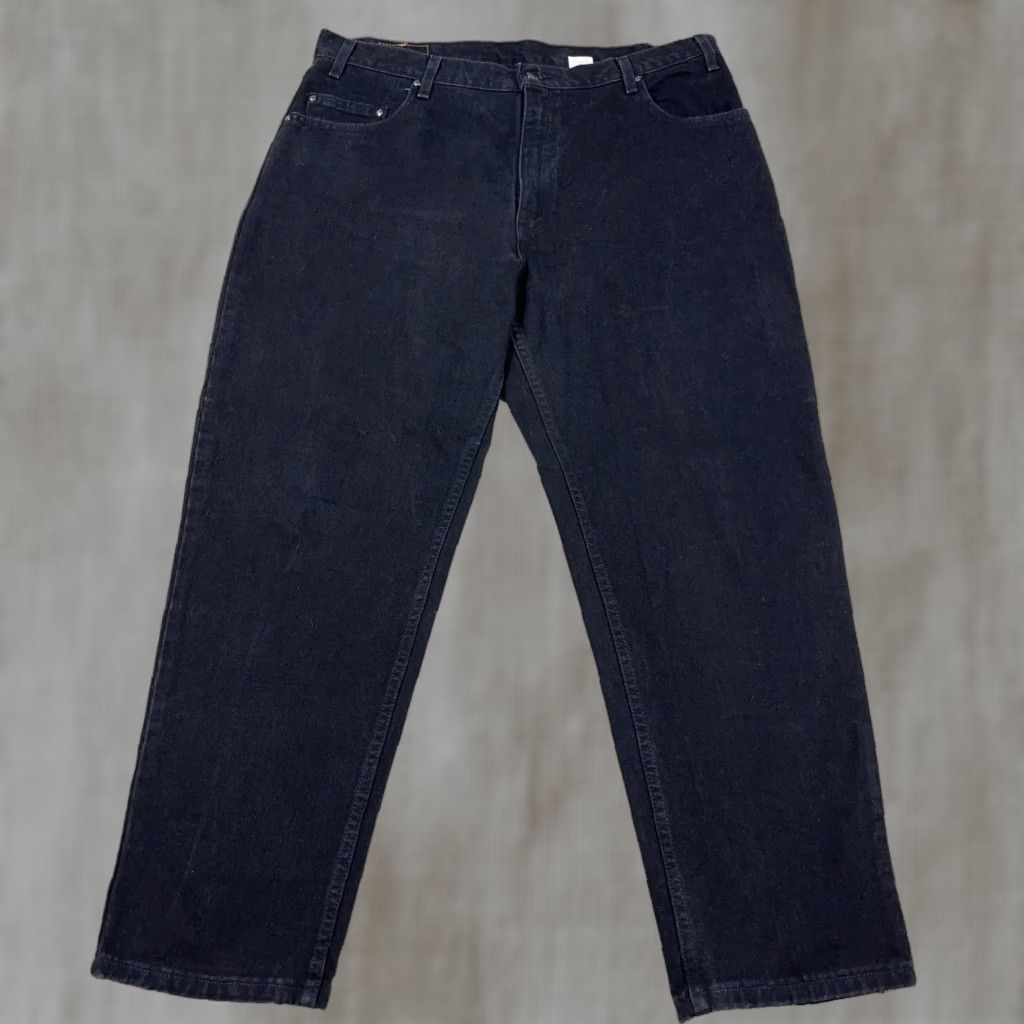 VINTAGE Levi's 545 Jeans Men 40x30 Black Loose Fit Straight Leg Baggy Y2K USA