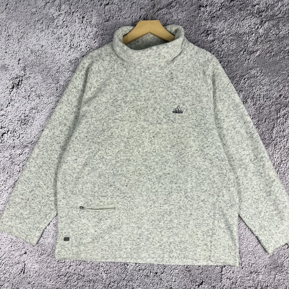 Adidas VINTAGE 👻 Adidas fleece high neck golf sweatshirt Size US L / EU 52-54 / 3 - 3 Thumbnail