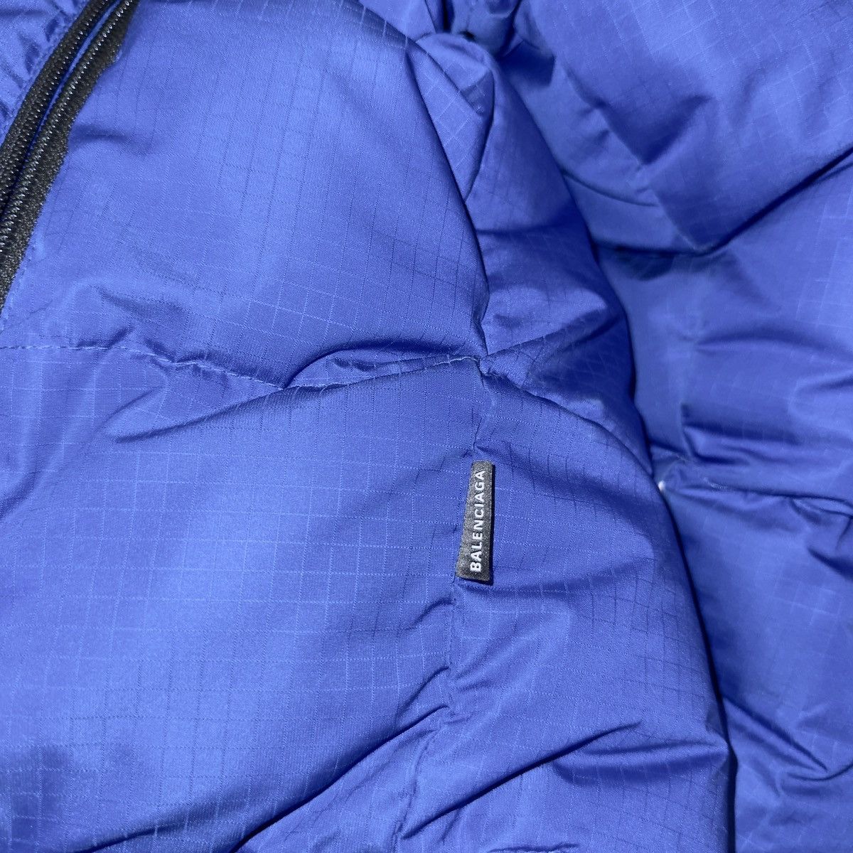 Balenciaga Balenciaga Blue Puffer Jacket with Hood Size US M / EU 48-50 / 2 - 17 Thumbnail
