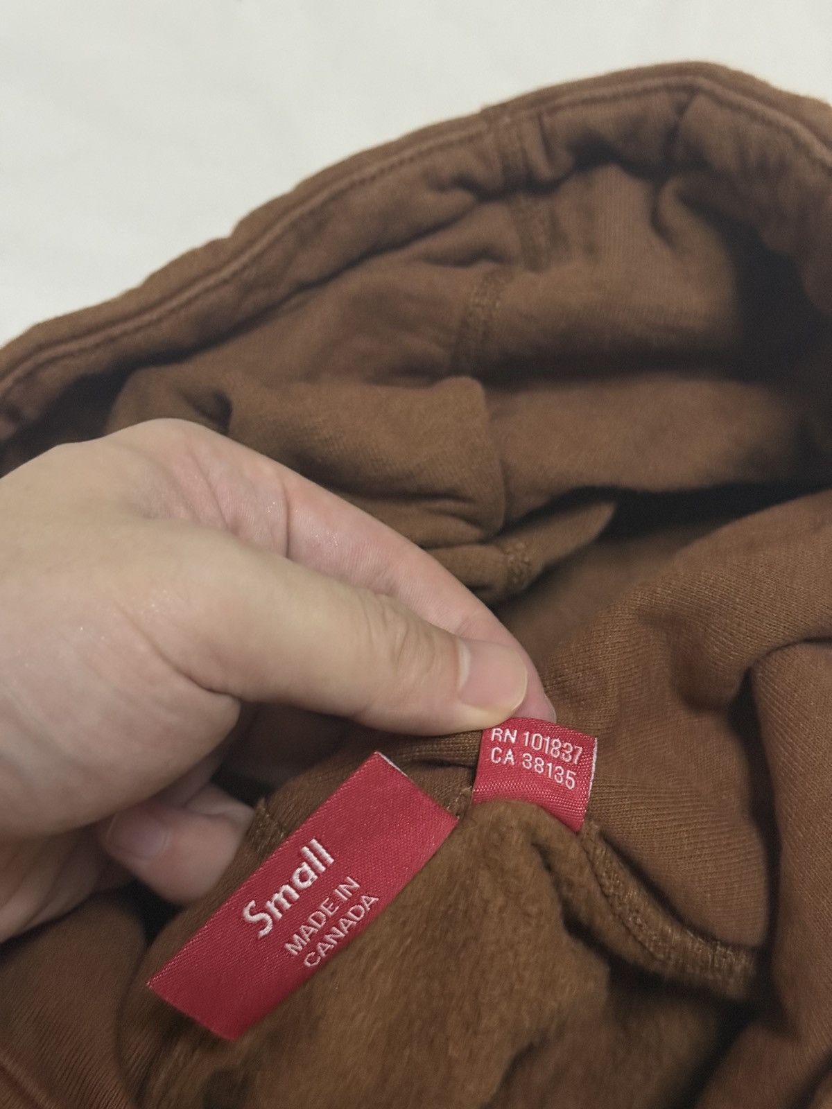 Supreme Supreme fw17 rust Brown box logo hooded hoodie Size US S / EU 44-46 / 1 - 3 Thumbnail