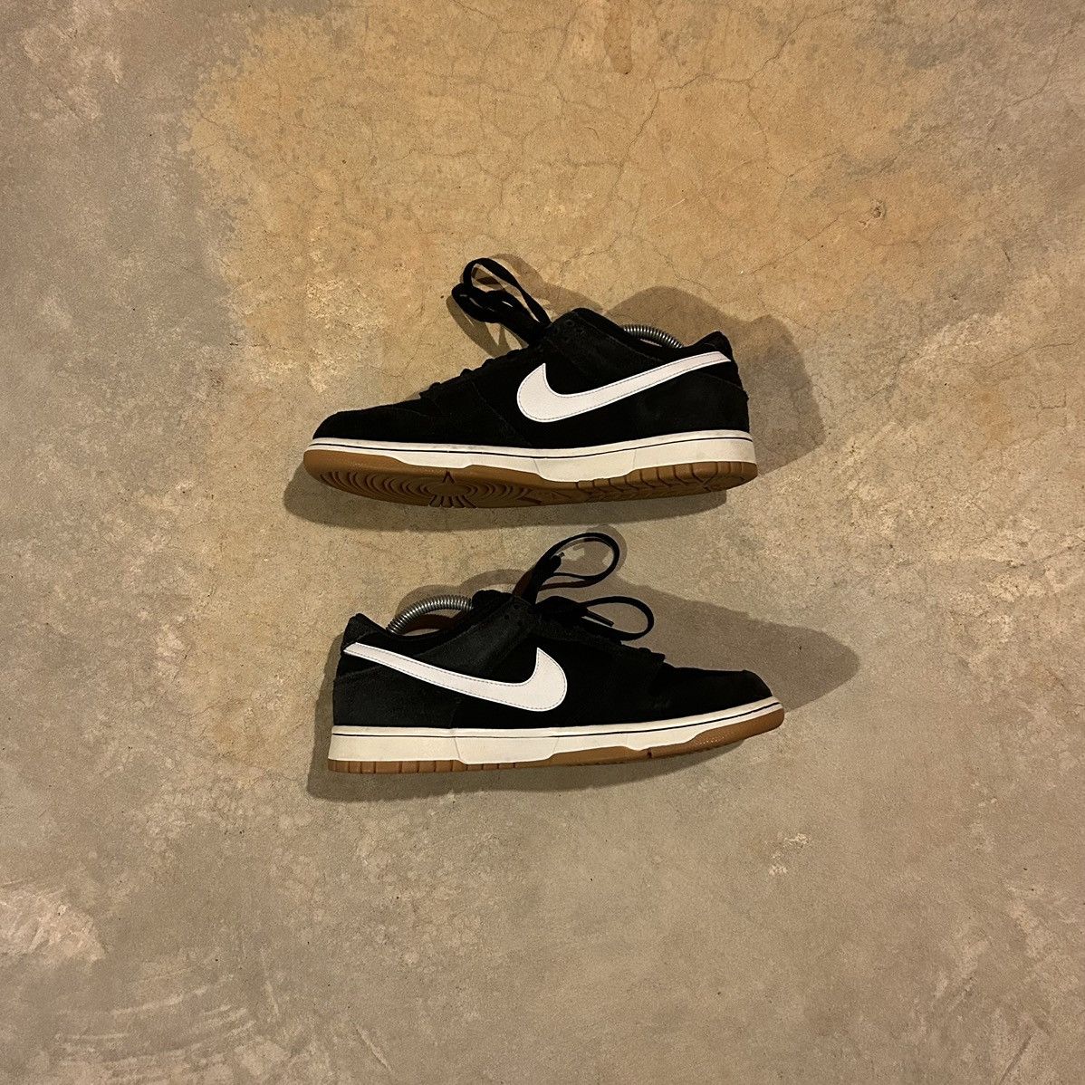 Nike × Vintage Nike Dunk Low Canvas Black Gum 2017 US 10.5 Size US 10.5 / EU 43-44 - 2 Thumbnail