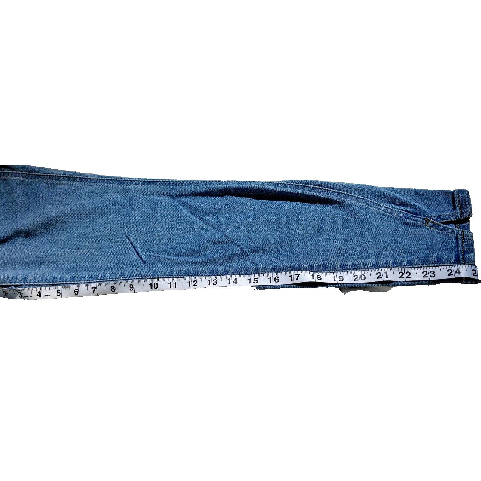 The Unbranded Brand Logo By Lori Goldstein Ladies Jeans 2P Light Stone Washed Size 25" / US 0 / IT 36 - 2 Thumbnail