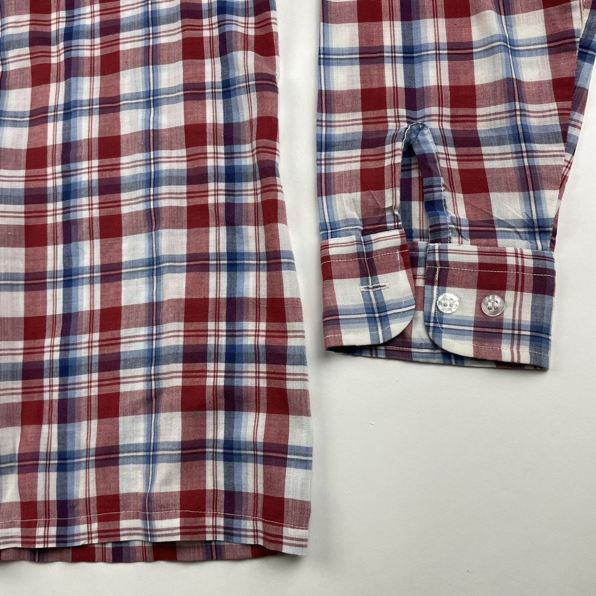 Levi's Vintage 70’s LEVIS Panatela Shirt Size M/S Plaid Button Size US S / EU 44-46 / 1 - 2 Thumbnail