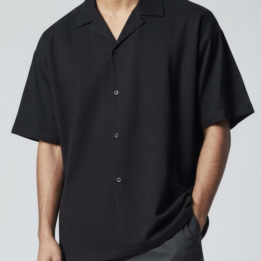 MUSINSA Musinsa Standard open collar button shirt Size US L / EU 52-54 / 3 - 1 Thumbnail