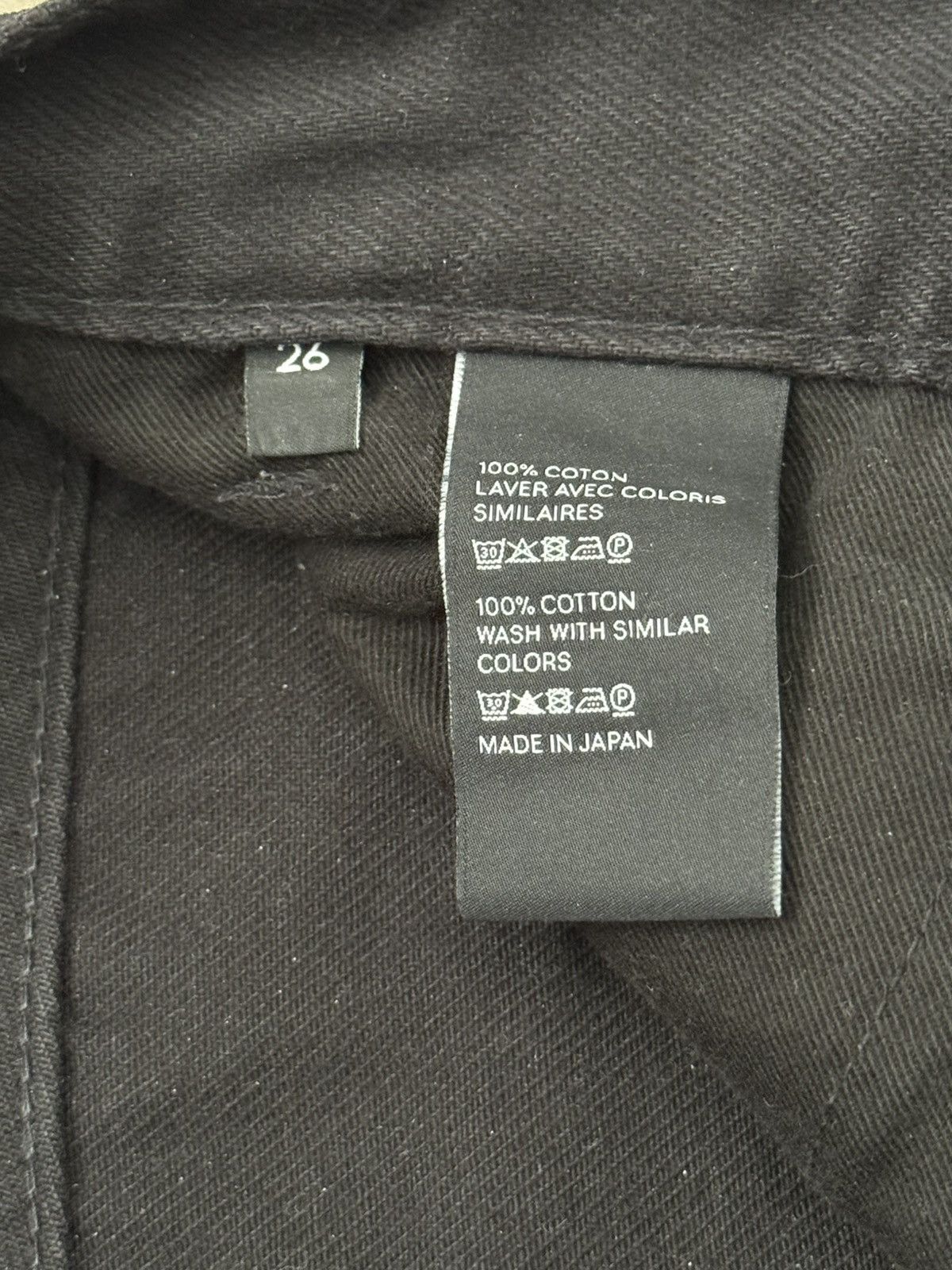 Celine SS20 Celine by Hedi Slimane Black Serge Flared Denim Jeans Size US 26 / EU 42 - 12 Thumbnail
