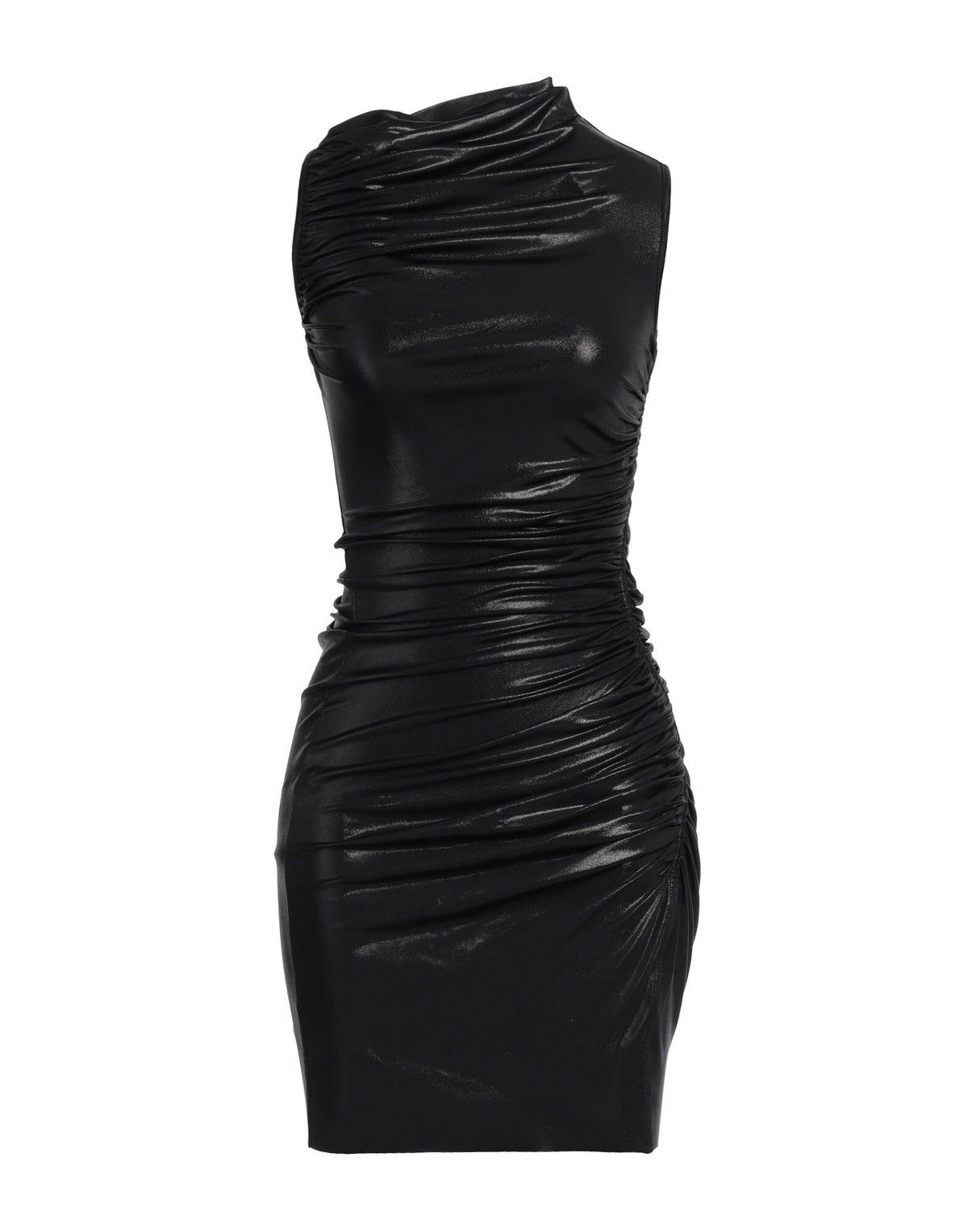 Last Size Rick Owens Lilies Ruched Sleeveless Mini Dress