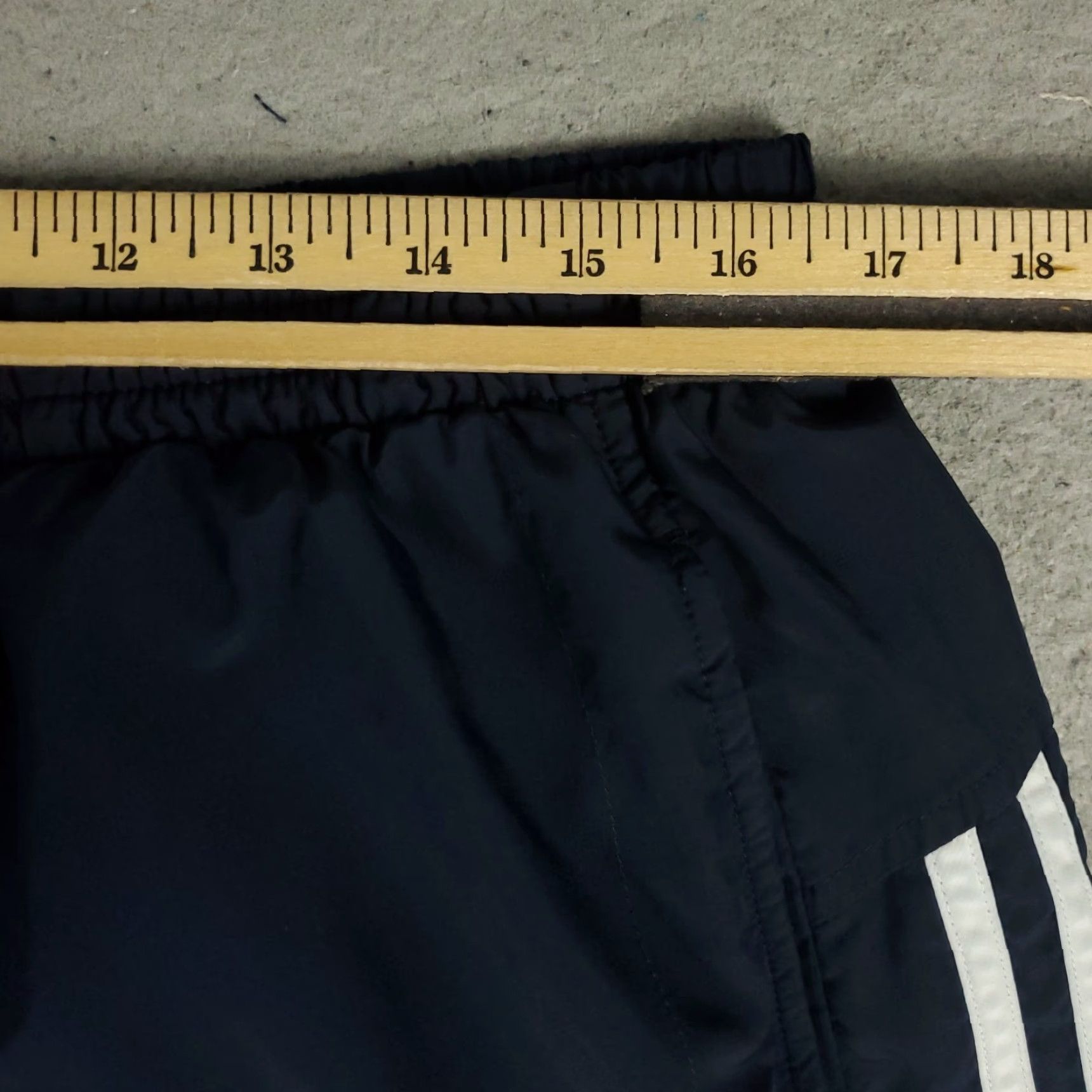 Adidas Adidas Pants Mens XL Navy Blue Ankle Zip Windbreaker Track Joggers - Regular Fit, Pockets, Sportswear, Activewear, Tapered Leg, Blue, XL, Men Size US 36 / EU 52 - 4 Thumbnail