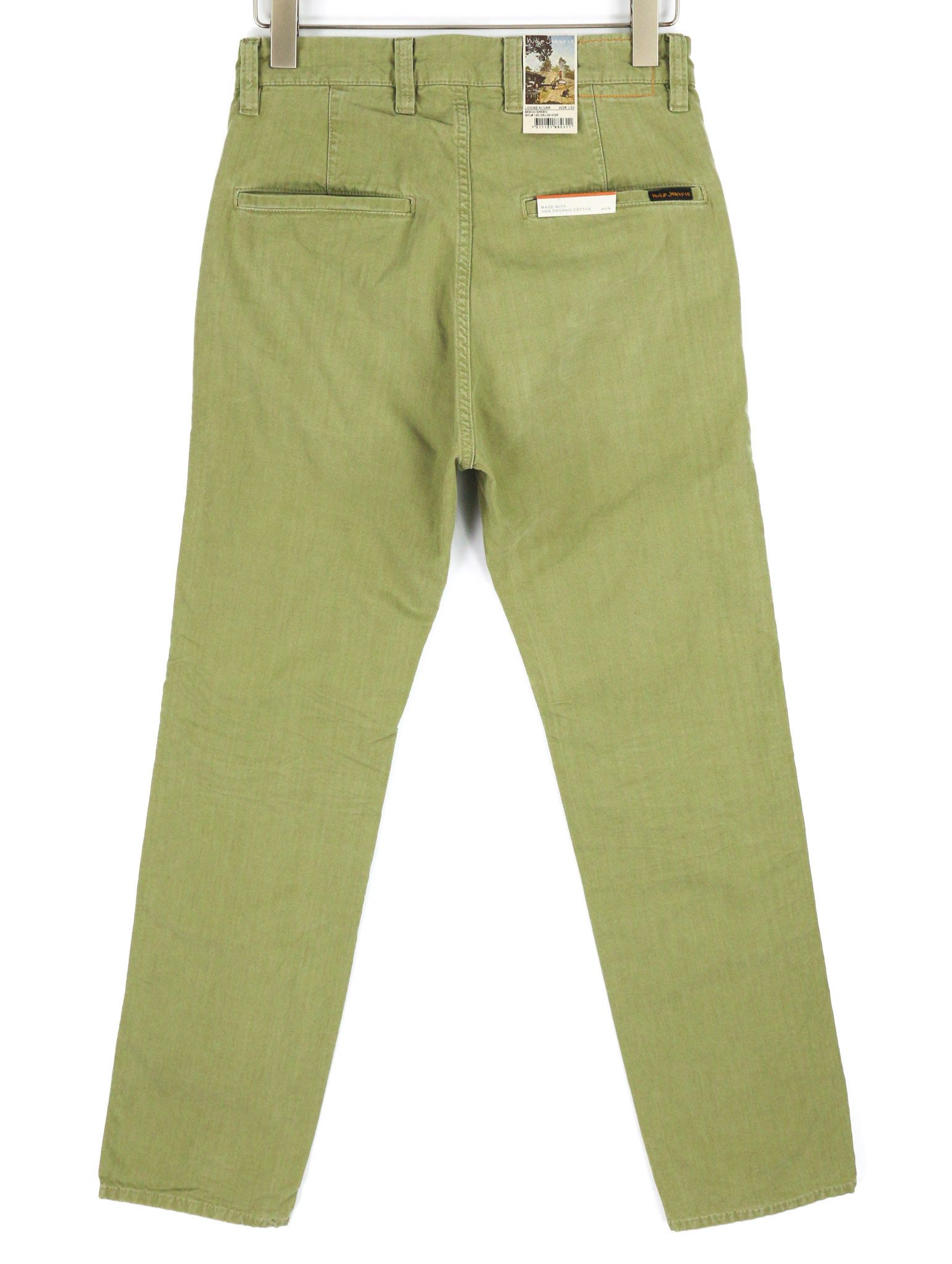 Nudie Jeans LOOSE ALVAR W28/L32 Beech Green Washed Jeans 82576 Size US 28 / EU 44 - 2 Thumbnail