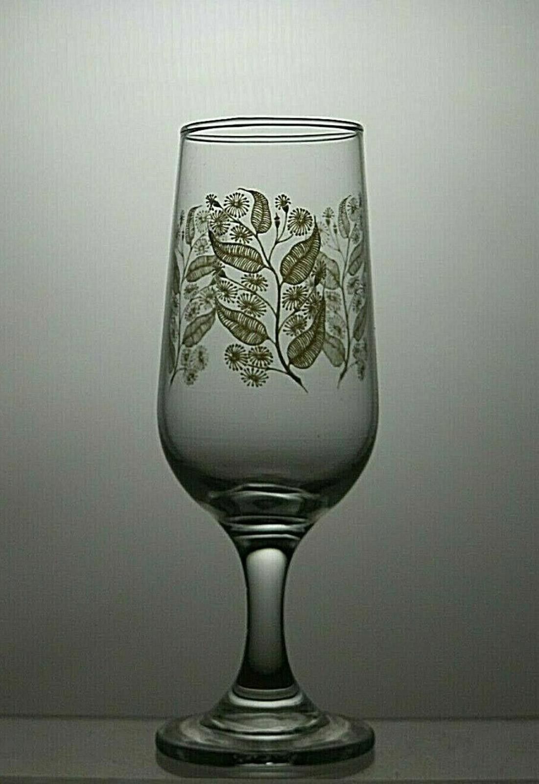 The Unbranded Brand Vintage Lead Crystal Etched Set Of 6 Sherry Glasses 5 1/8" Size ONE SIZE - 5 Thumbnail