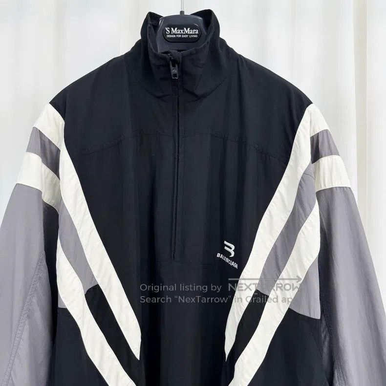 Balenciaga Balenciaga Embroidered Letter Double Hook Trench Coat Size US S / EU 44-46 / 1 - 3 Thumbnail