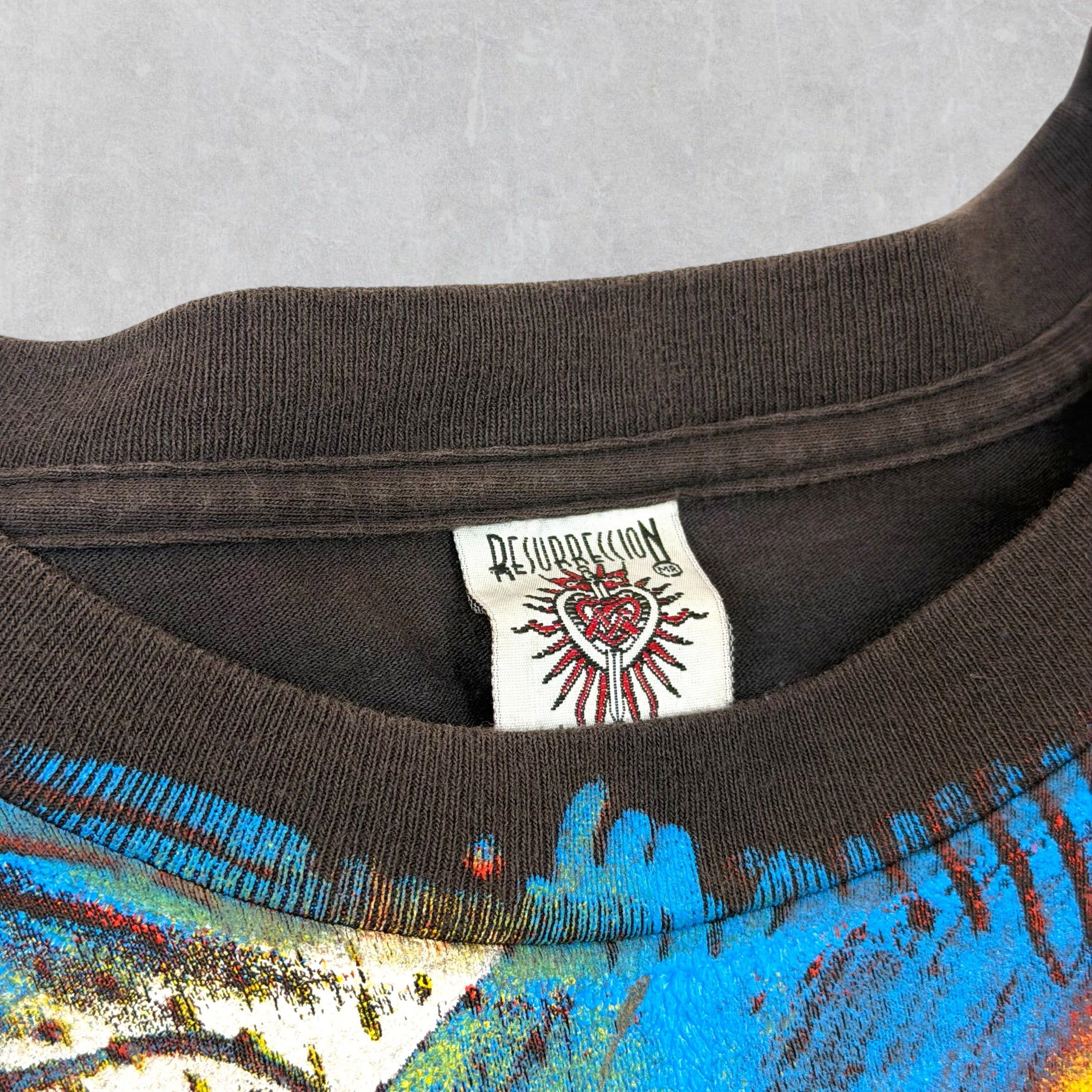 Vintage Vintage 90's Resurreccion Rolling DBZ Goku Tee XL Size US XL / EU 56 / 4 - 6 Thumbnail