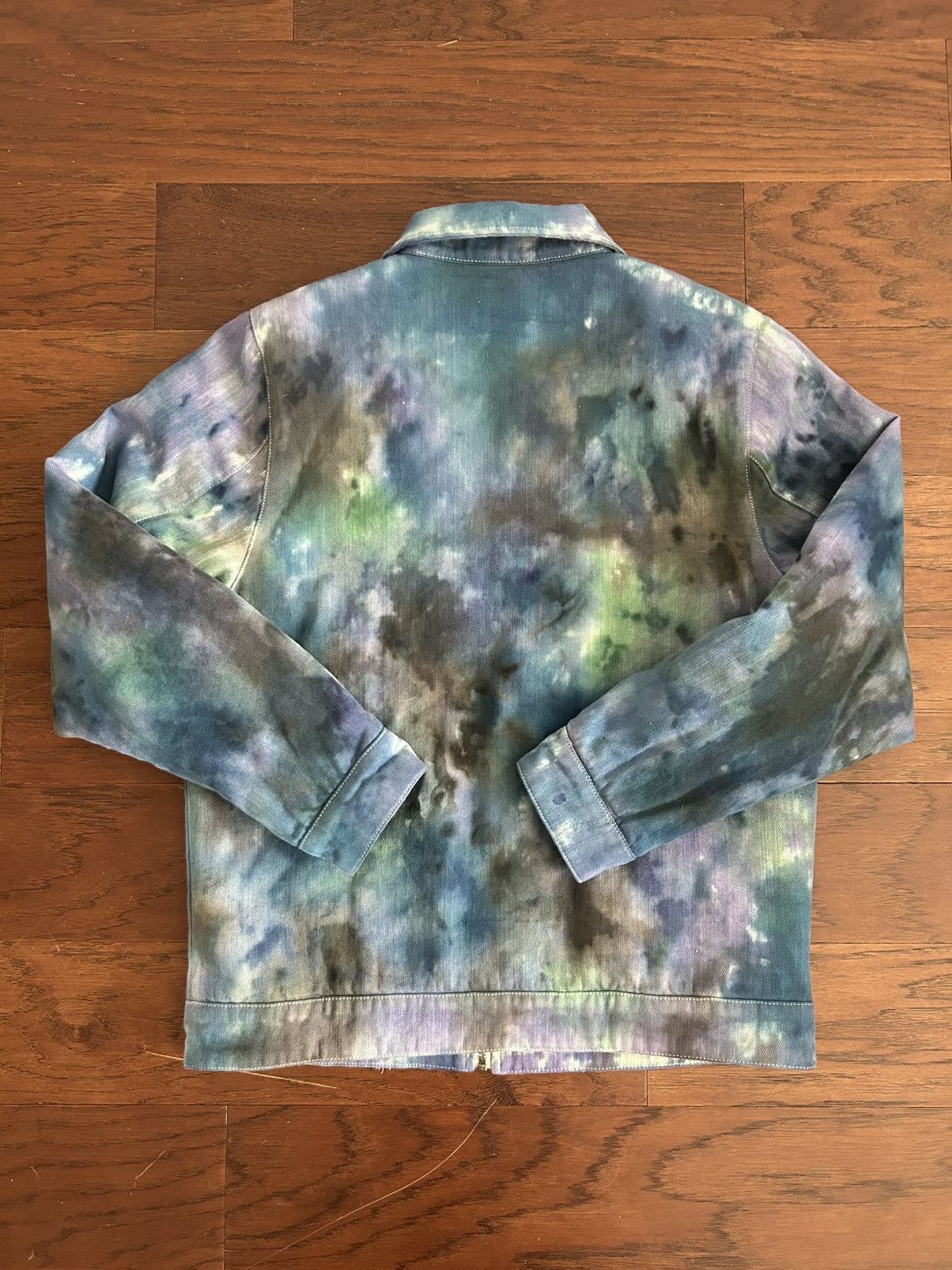 Market Chinatown Market Blue Rhinestone Tie-Dye Jacket Size US S / EU 44-46 / 1 - 2 Thumbnail